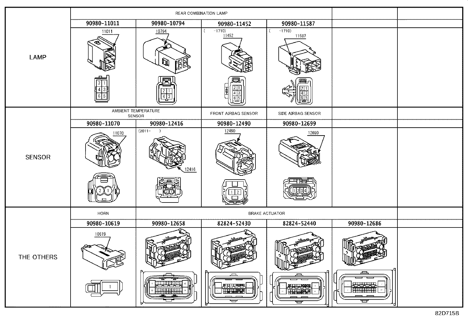 82151-0UD80 WIRE, FRONT DOOR, RH product image