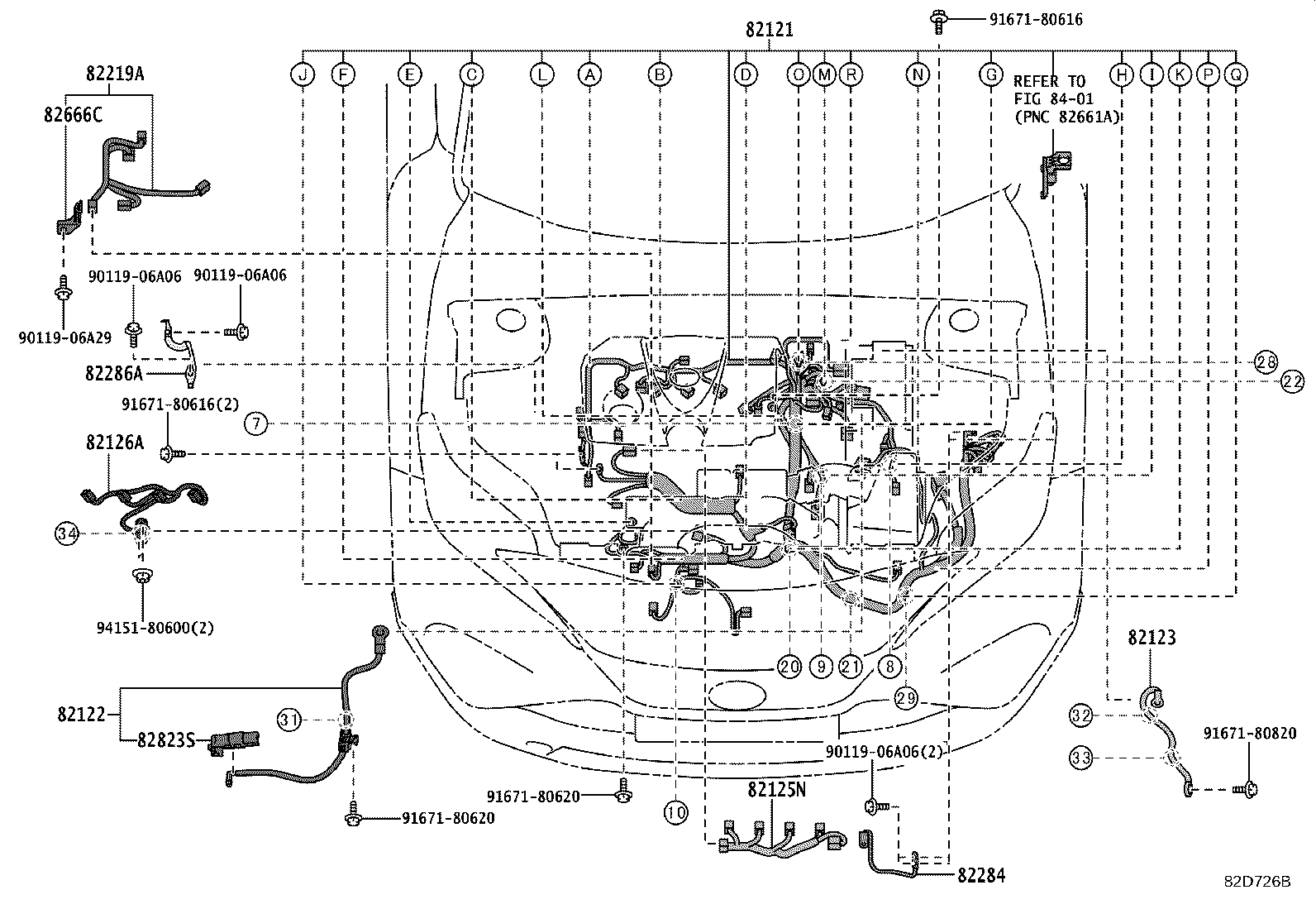 82191-48C80 WIRE, FRONT SEAT, RH product image