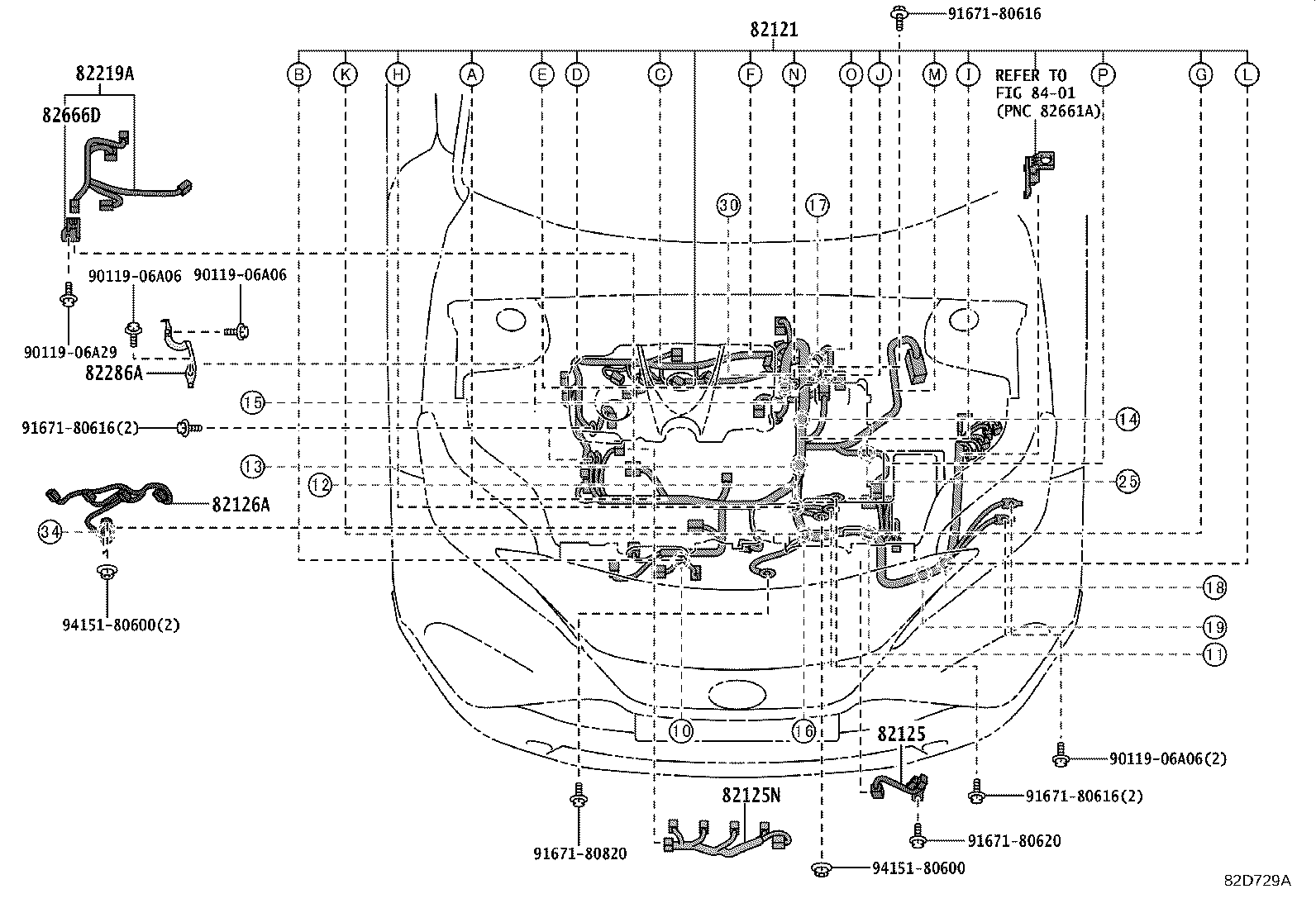 82191-48B40 WIRE, FRONT SEAT, RH product image