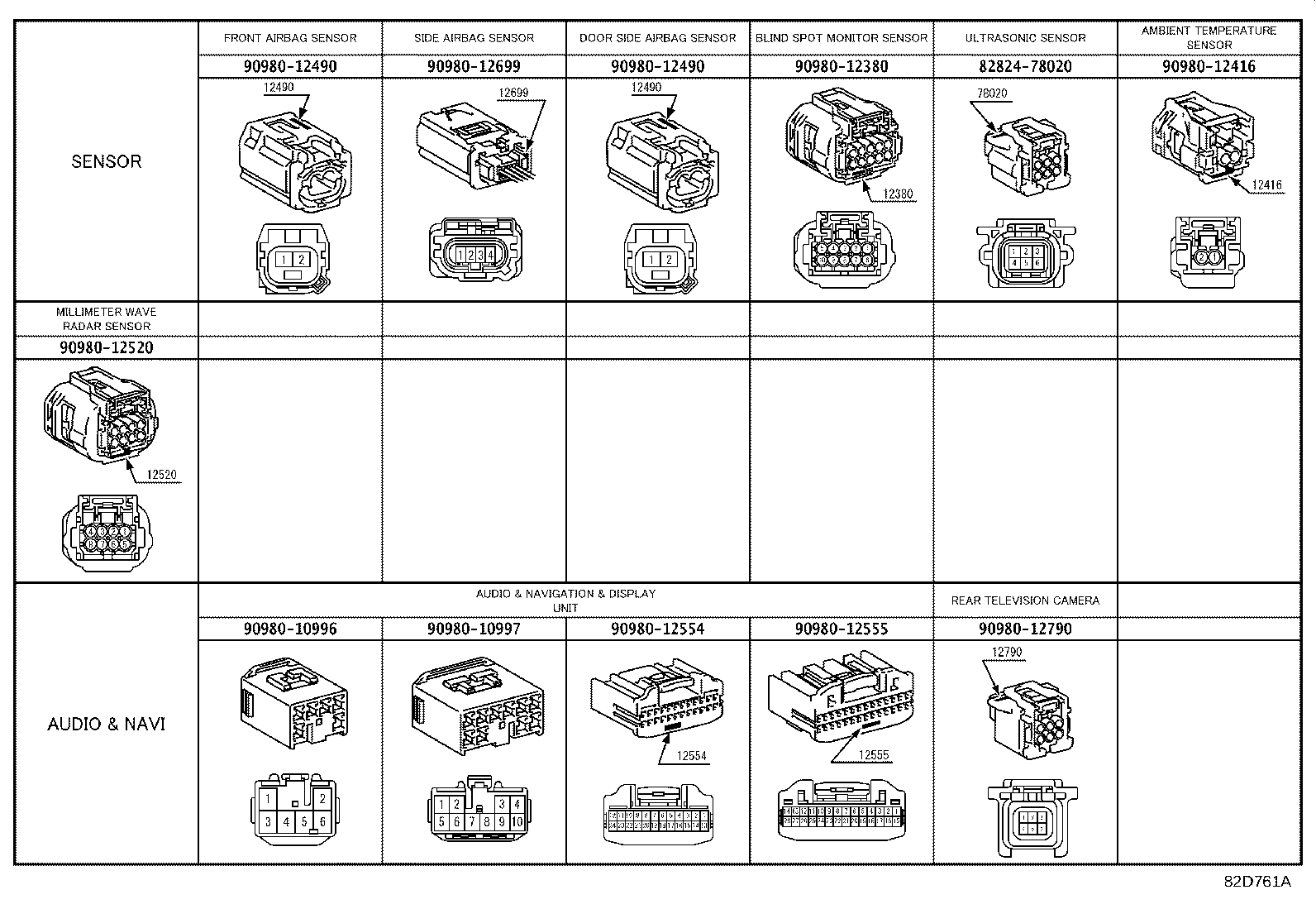 82142-F4160 WIRE, INSTRUMENT PANEL, NO.2 product image