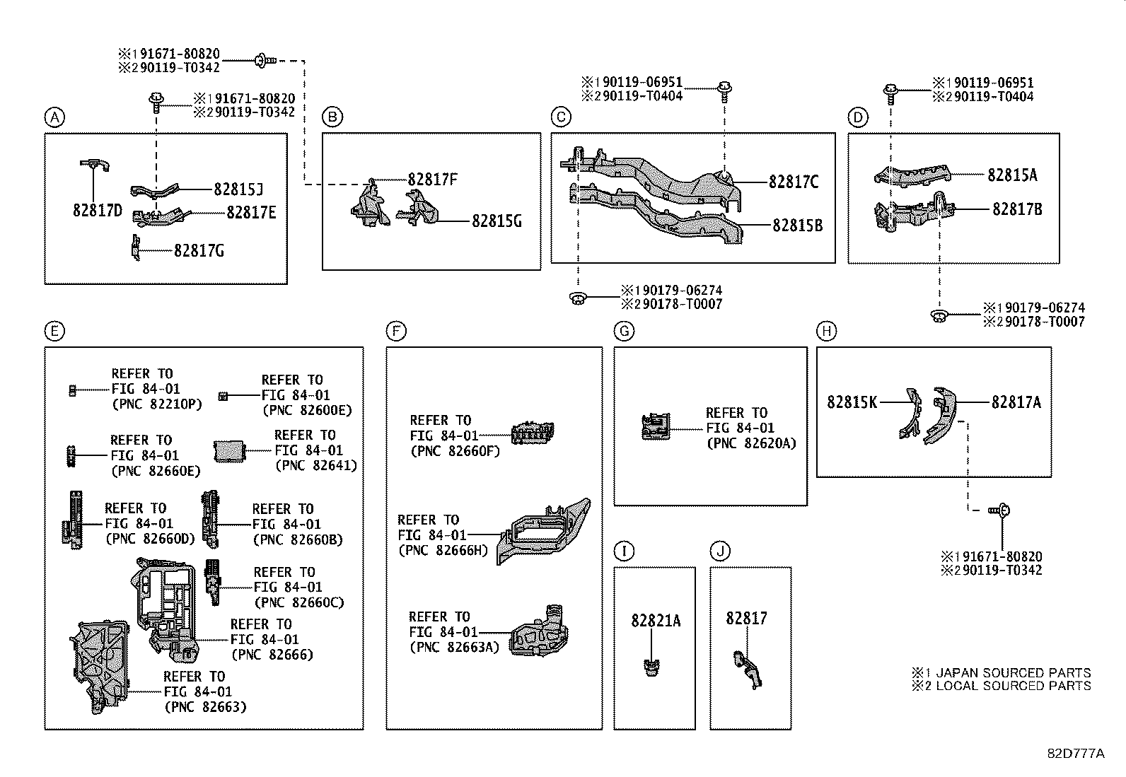 82140-0A020 WIRE, INSTRUMENT PANEL, NO.2 product image