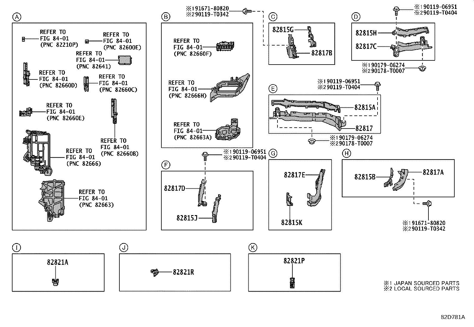82140-0A020 WIRE, INSTRUMENT PANEL, NO.2 product image