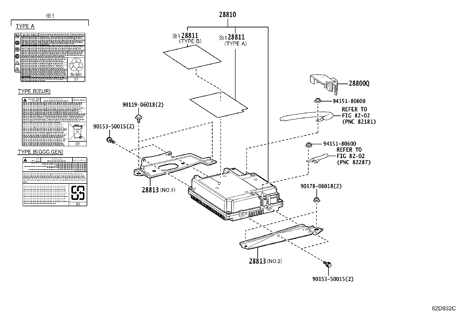 28810-38010 SUB-BATTERY ASSY, W/CONTROL product image