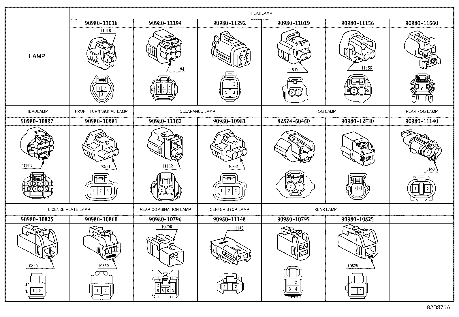 82817-0K520 PROTECTOR, WIRING HARNESS, NO.2 product image