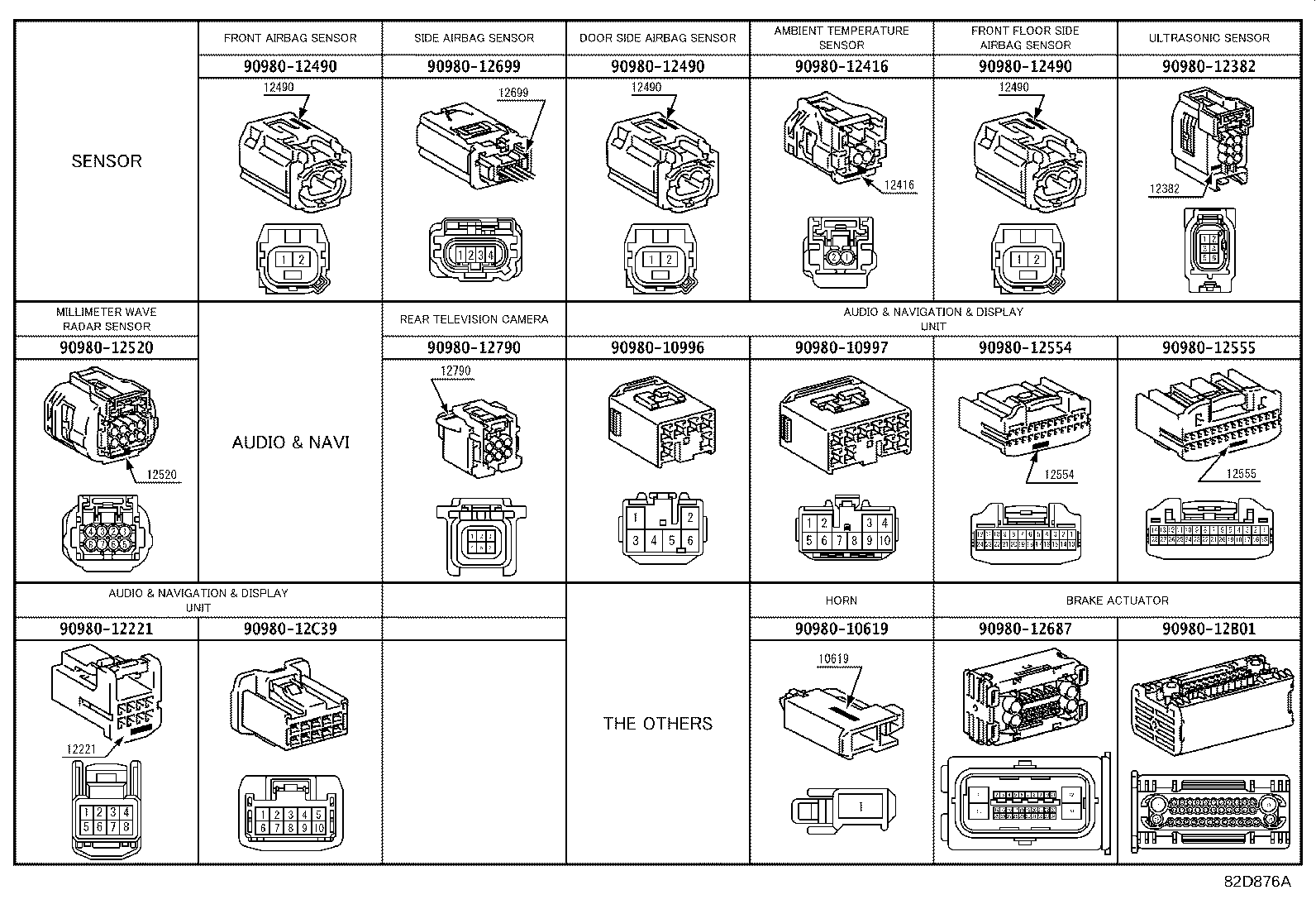 82165-KK080 WIRE, FRAME, NO.2 product image