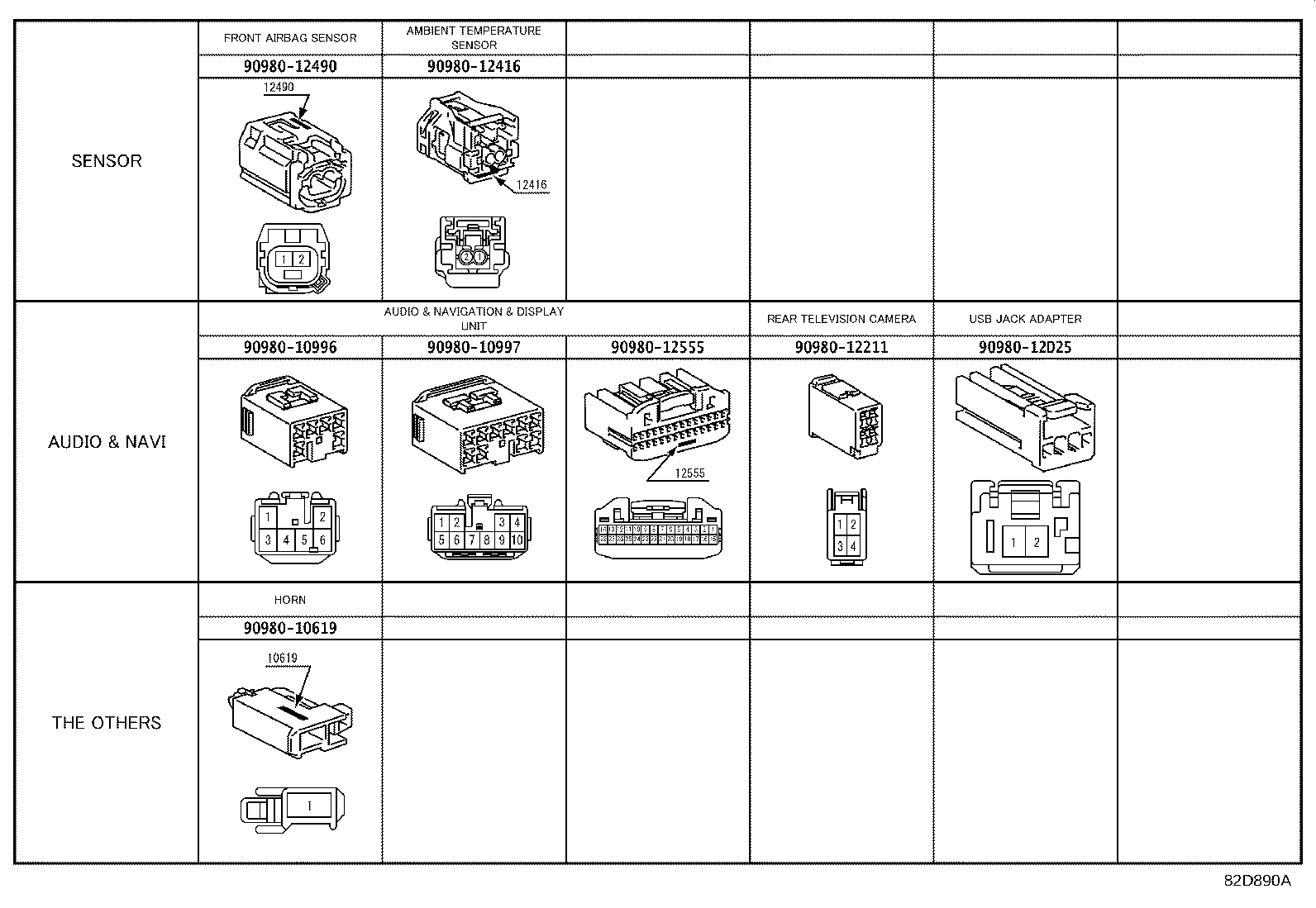82817-52D10 PROTECTOR, WIRING HARNESS, NO.2 product image