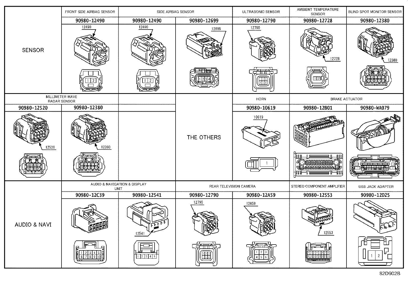 82817-0DF70 PROTECTOR, WIRING HARNESS, NO.7 product image