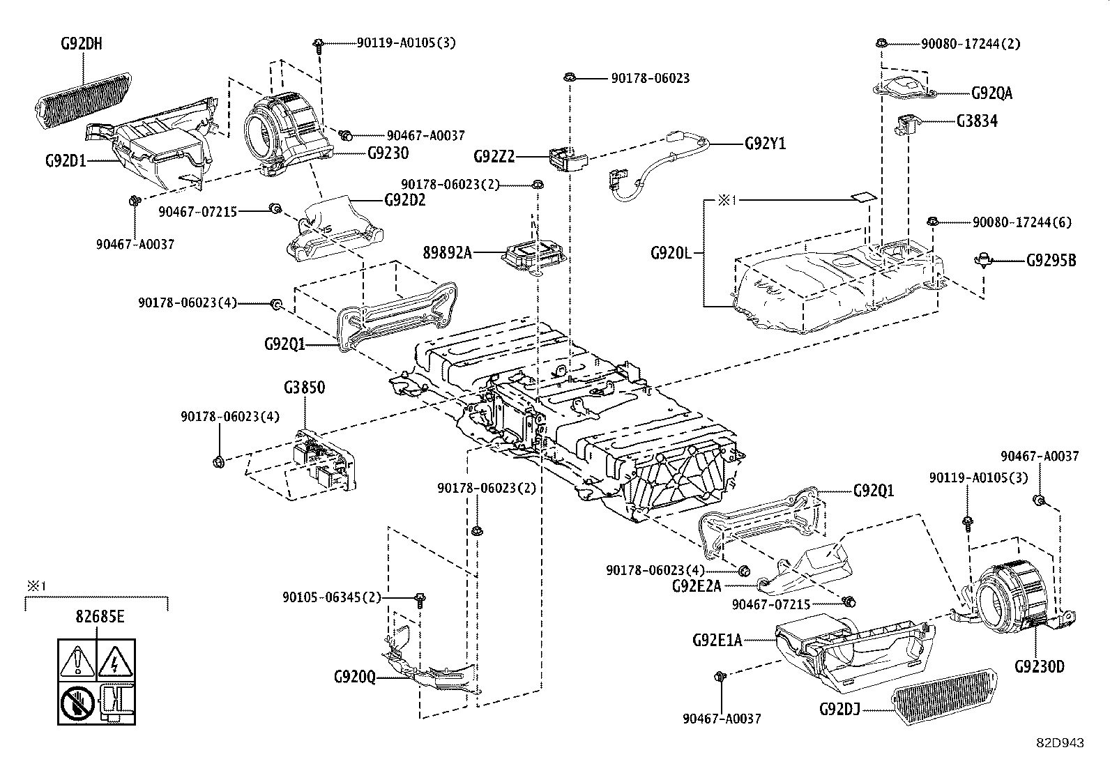 82821-08060 COVER, CONNECTOR(FOR BATTERY TERMINAL) product image