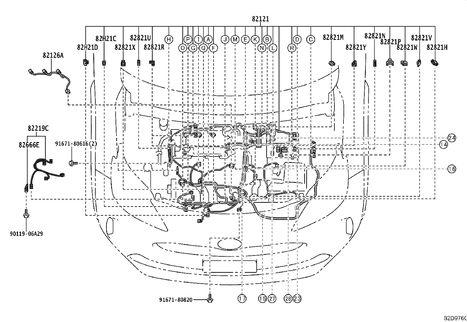 82113-52210 WIRE, ENGINE ROOM, NO.3 product image