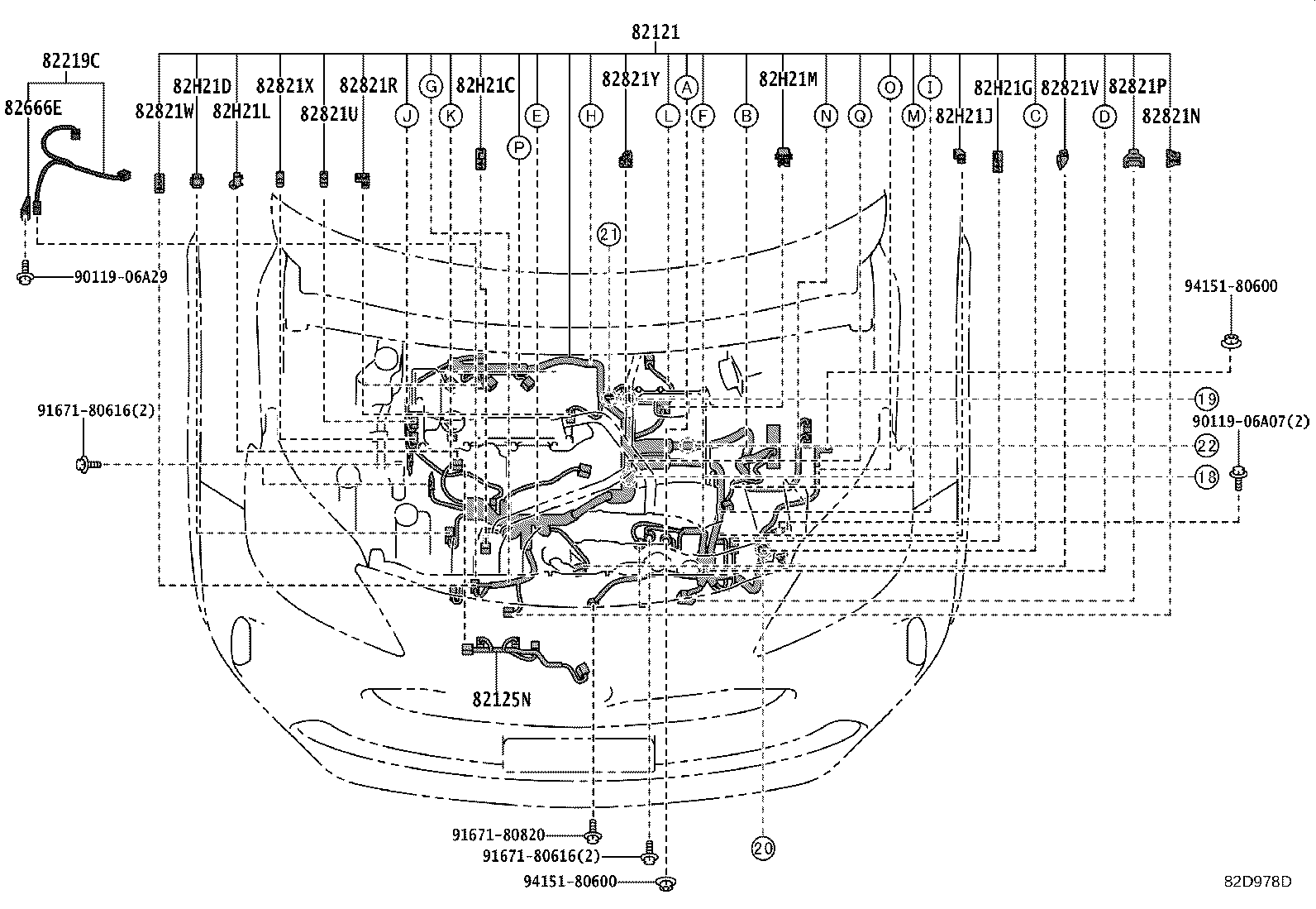 82113-52210 WIRE, ENGINE ROOM, NO.3 product image