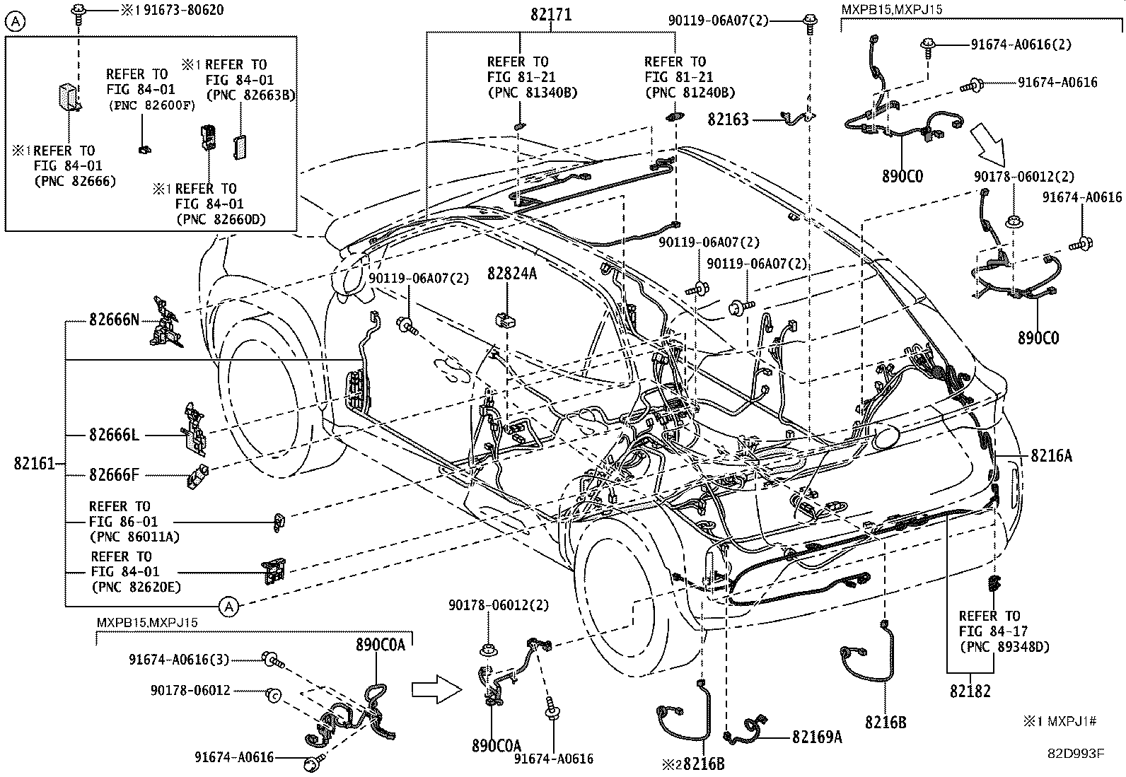 82113-52080 WIRE, ENGINE ROOM, NO.3 product image