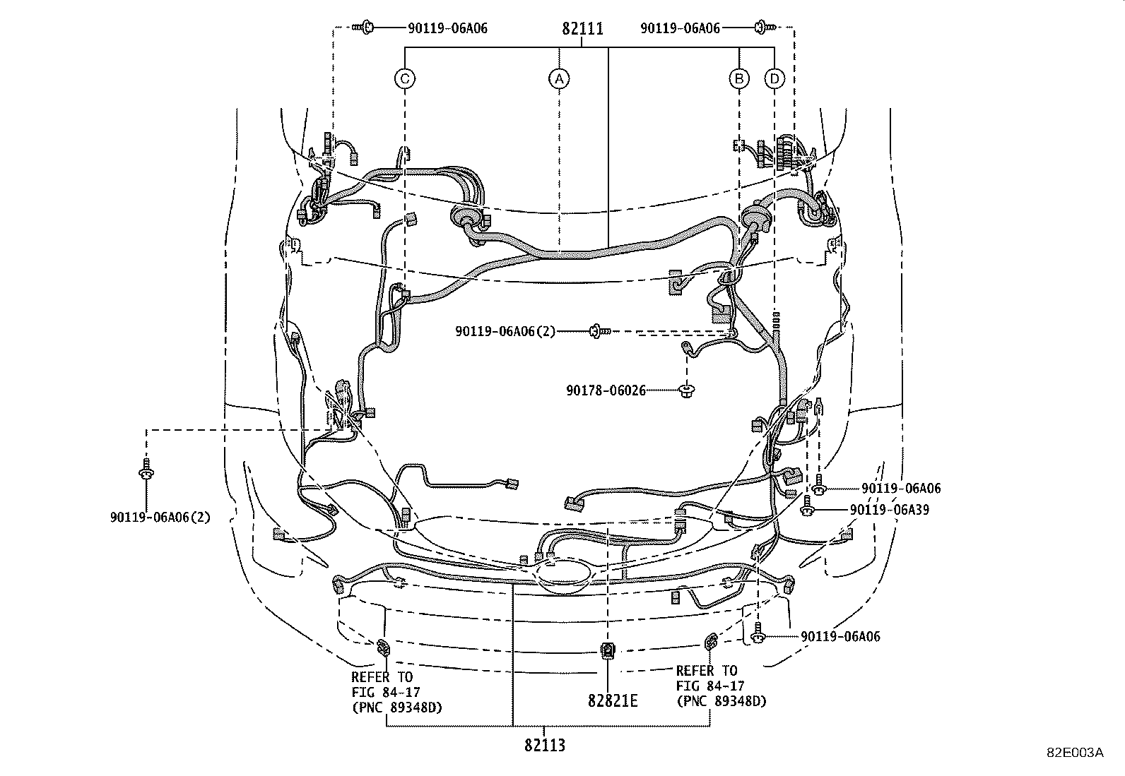 Toyota 89348-50050 CLIP, ULTRASONIC SENSOR, REAR