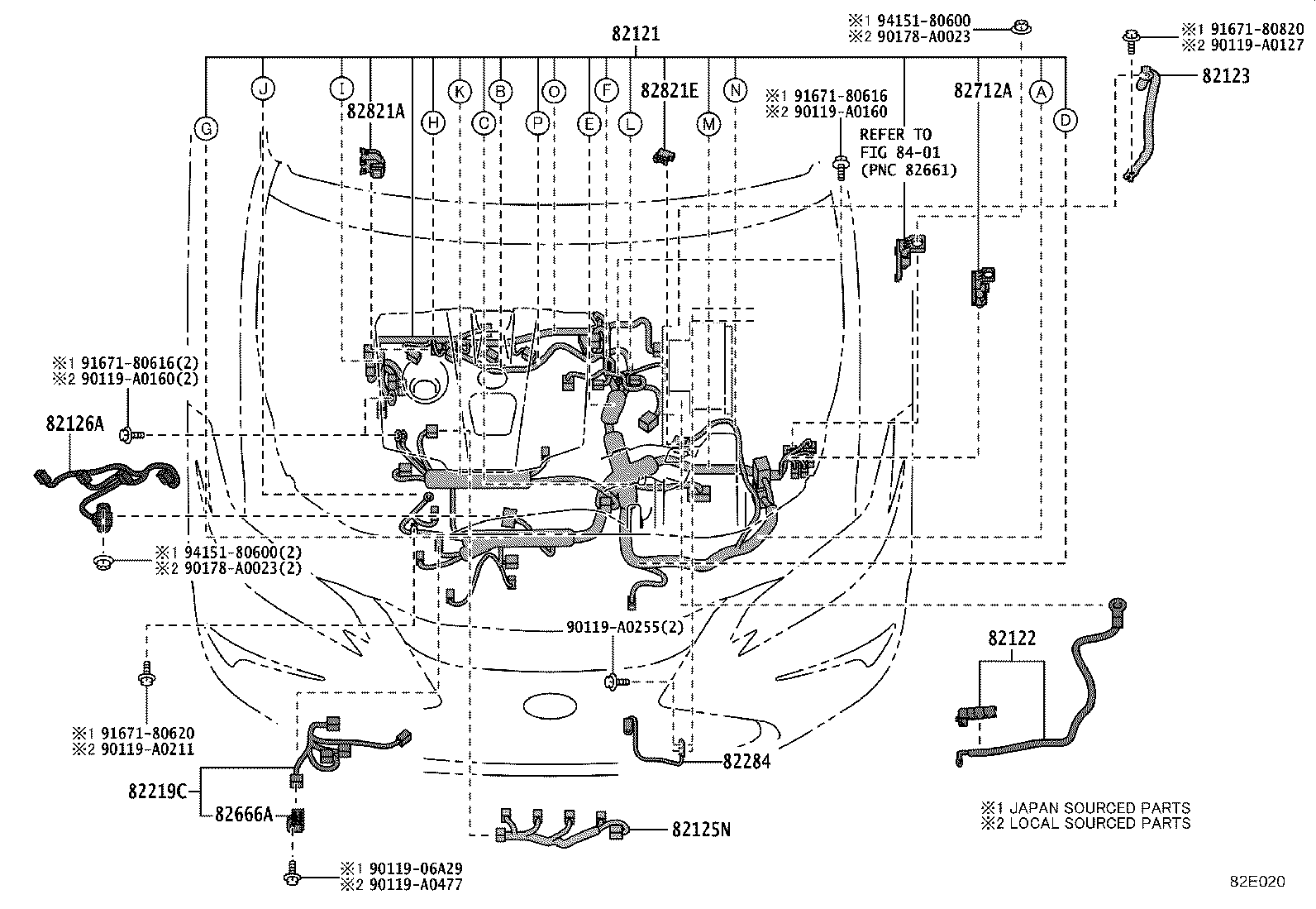 82151-06M40 WIRE, FRONT DOOR, RH product image