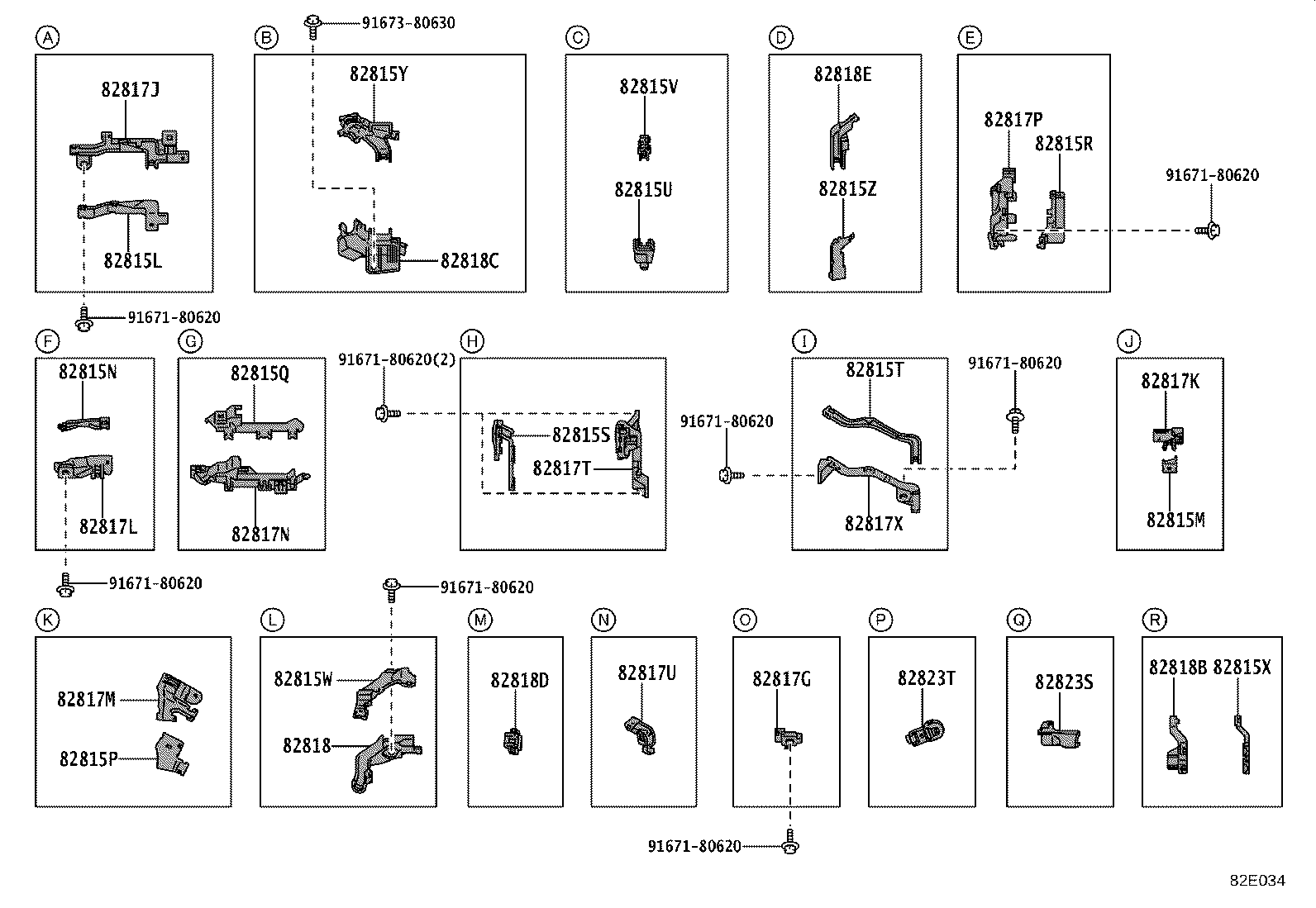 82124-52030 WIRE, ENGINE, NO.4 product image