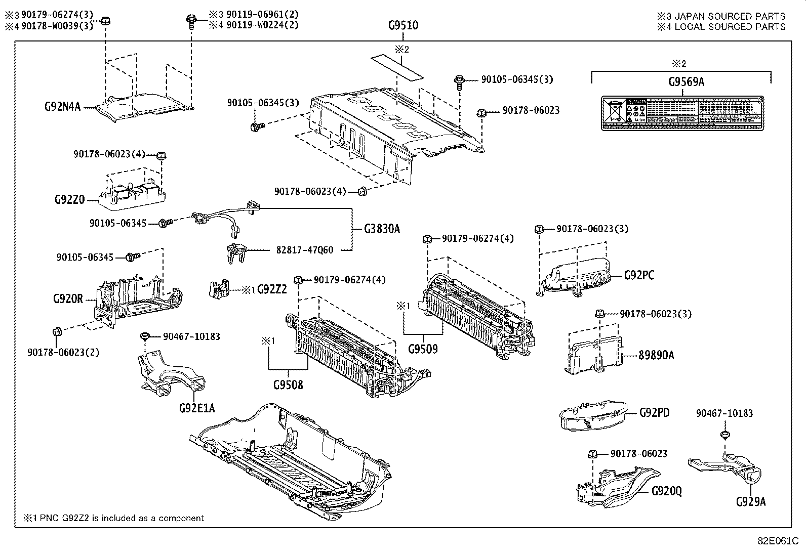 82675-78030 TERMINAL, BATTERY POSITIVE product image