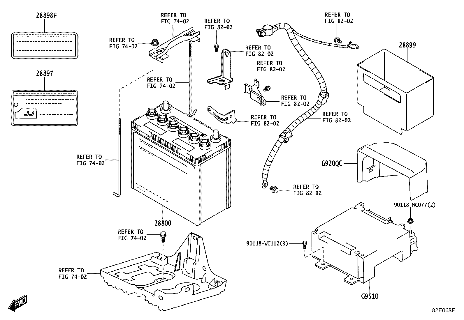 28810-WC006 BATTERY product image