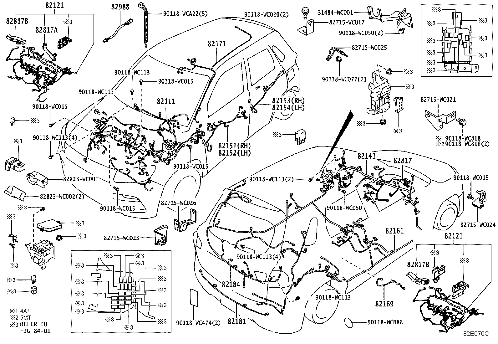 82817-WC002 PROTECTOR, WIRING HARNESS, NO.1 product image