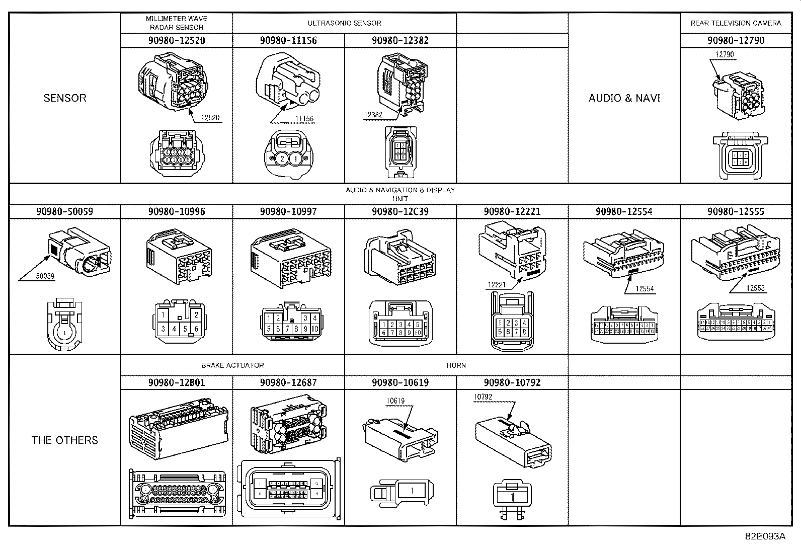 82142-KK020 WIRE, INSTRUMENT PANEL, NO.2 product image