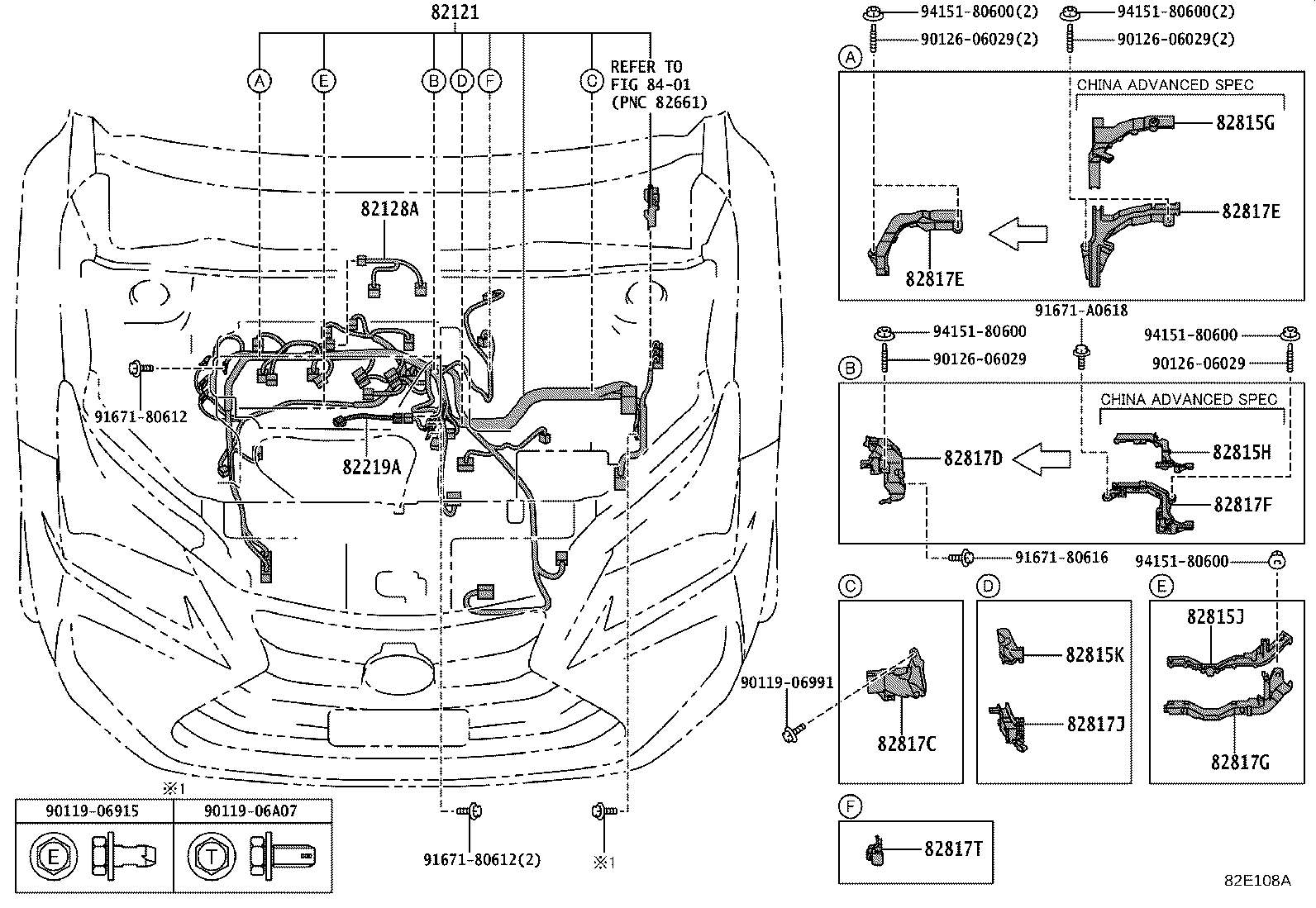 82191-78080 WIRE, FRONT SEAT, RH product image