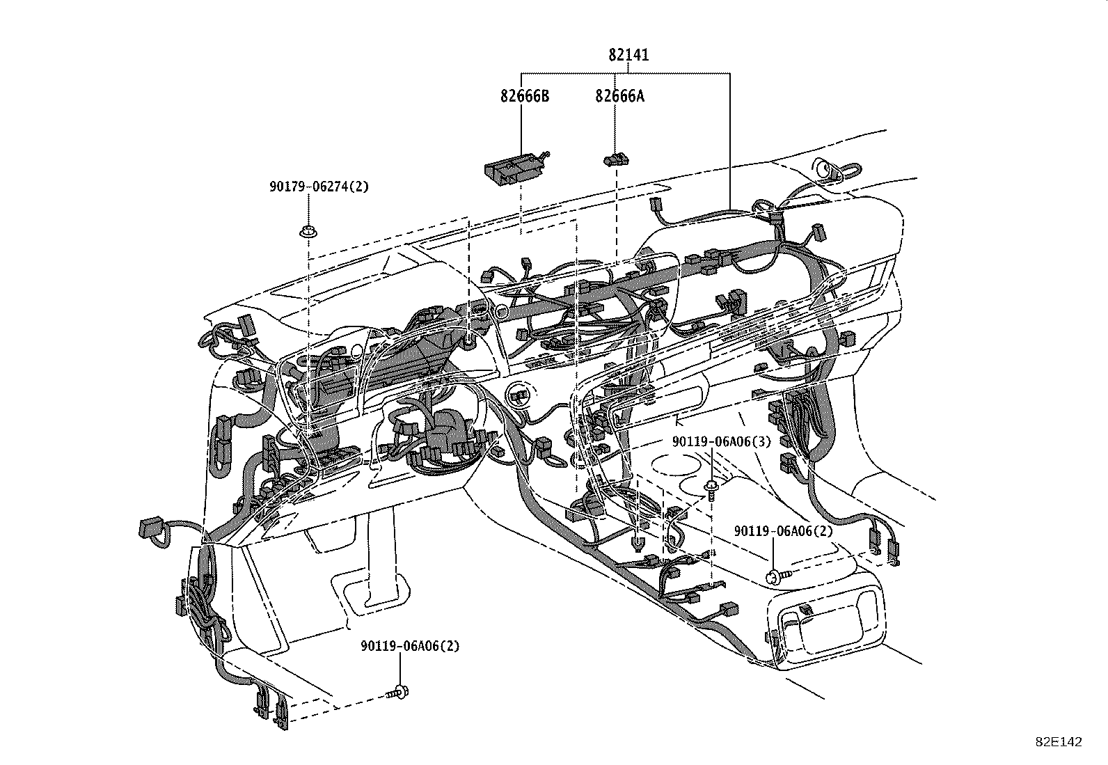 82817-50P10 PROTECTOR, WIRING HARNESS, NO.13 product image