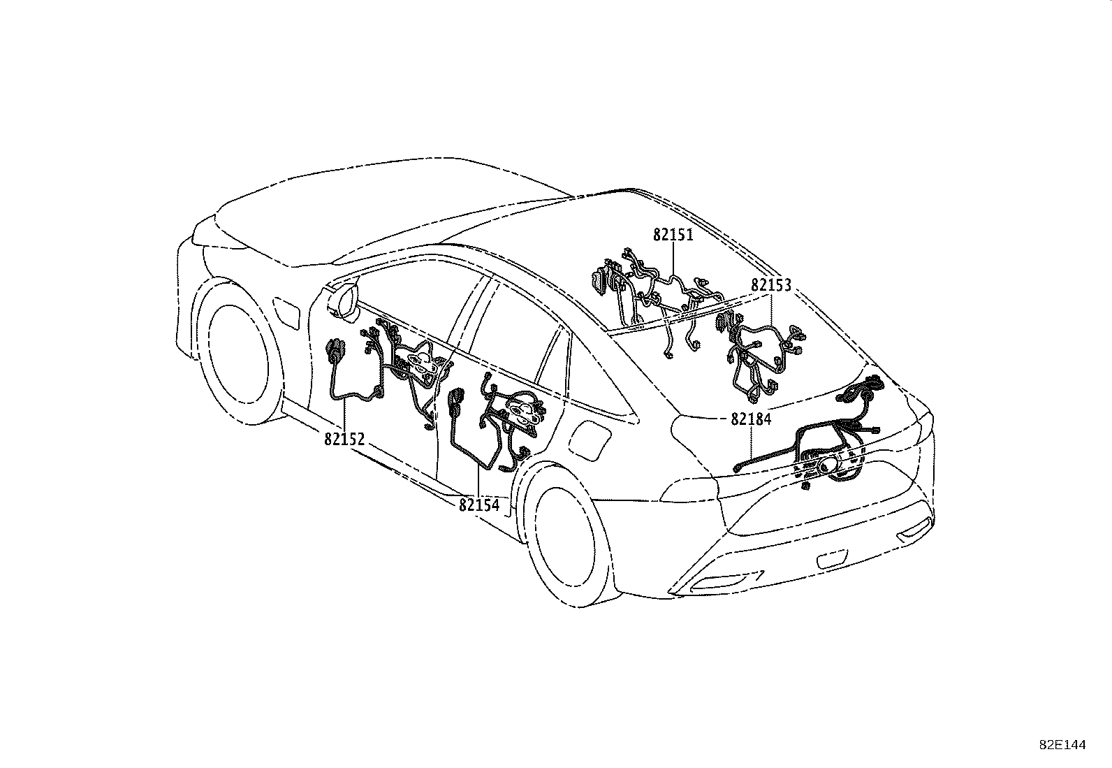 82817-50P10 PROTECTOR, WIRING HARNESS, NO.13 product image