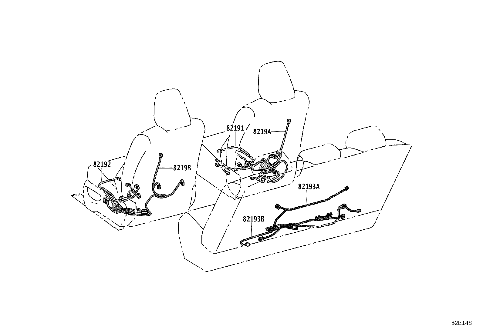 82817-50P10 PROTECTOR, WIRING HARNESS, NO.13 product image
