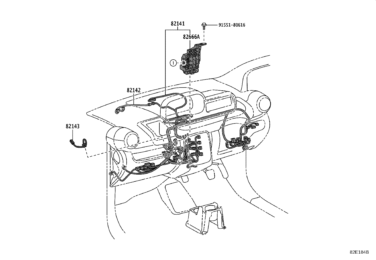 82111-55080 WIRE, MOTOR COMPARTMENT, MAIN product image