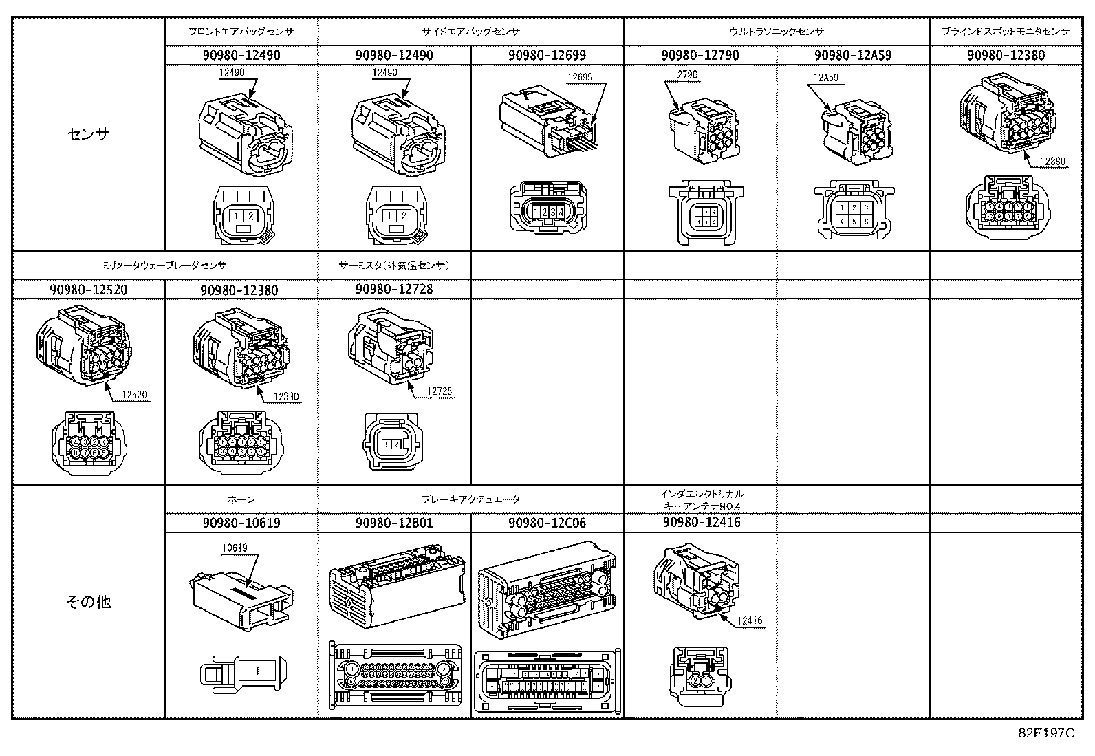 82124-52030 WIRE, ENGINE, NO.4 product image