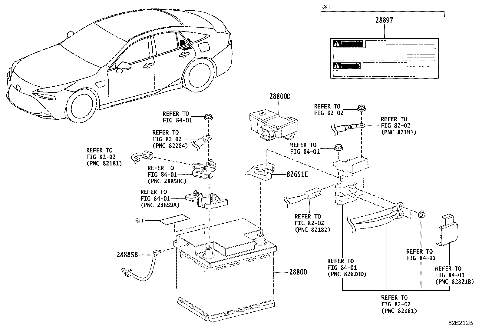 Toyota 28885-77030 HOSE, BATTERY