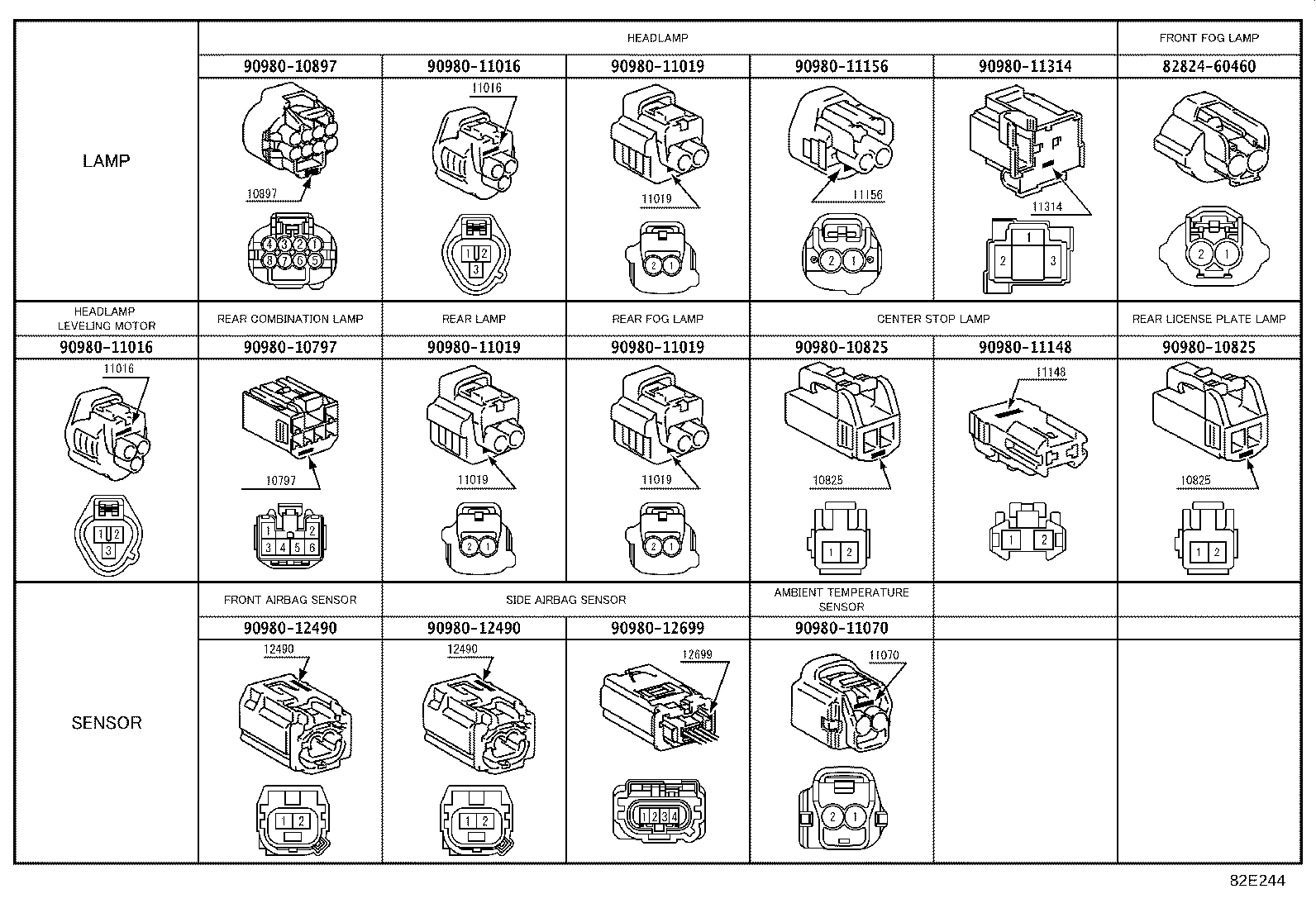 82817-0D430 PROTECTOR, WIRING HARNESS, NO.2 product image
