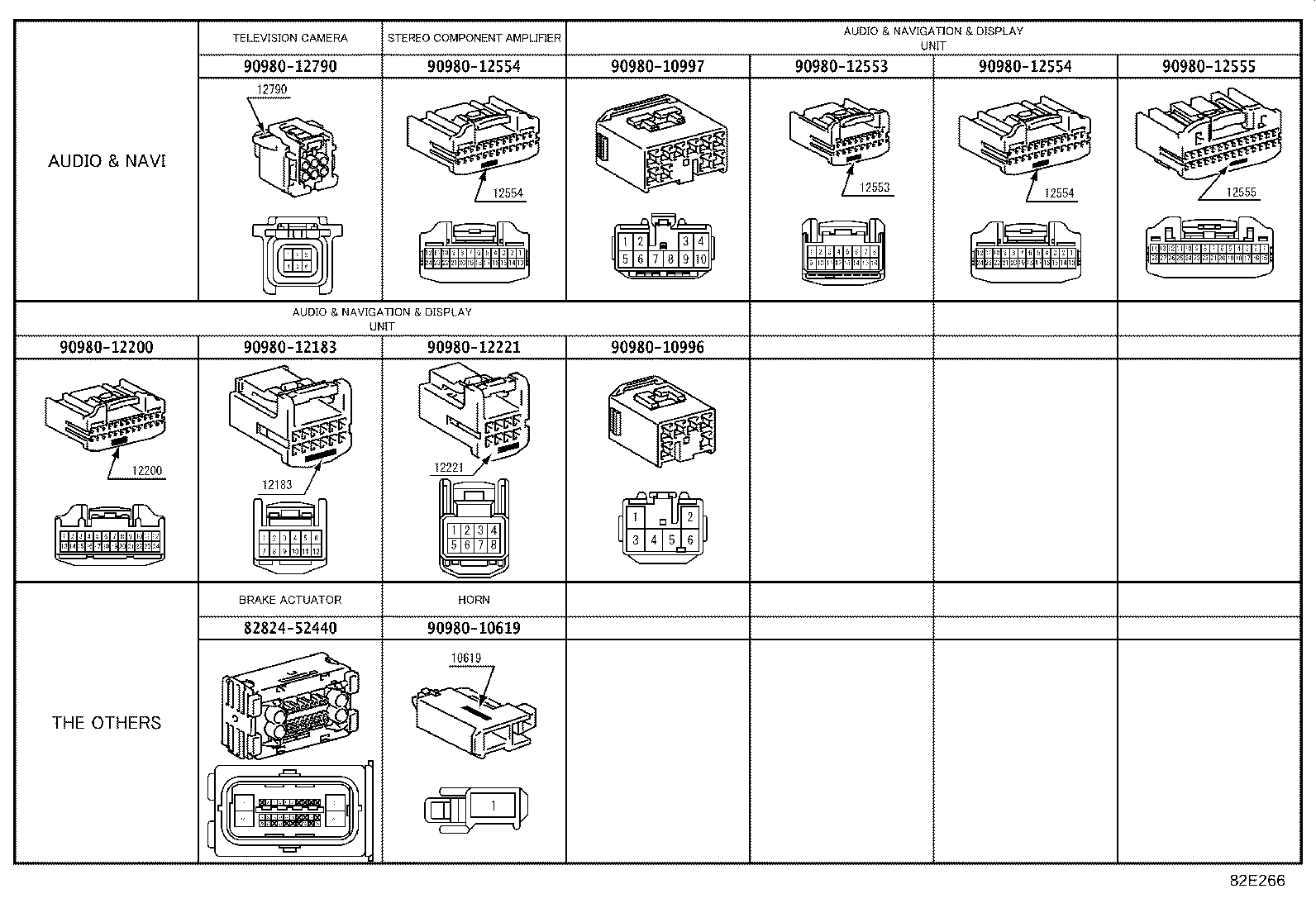 82712-28440 SUPPORT, WIRING HARNESS product image