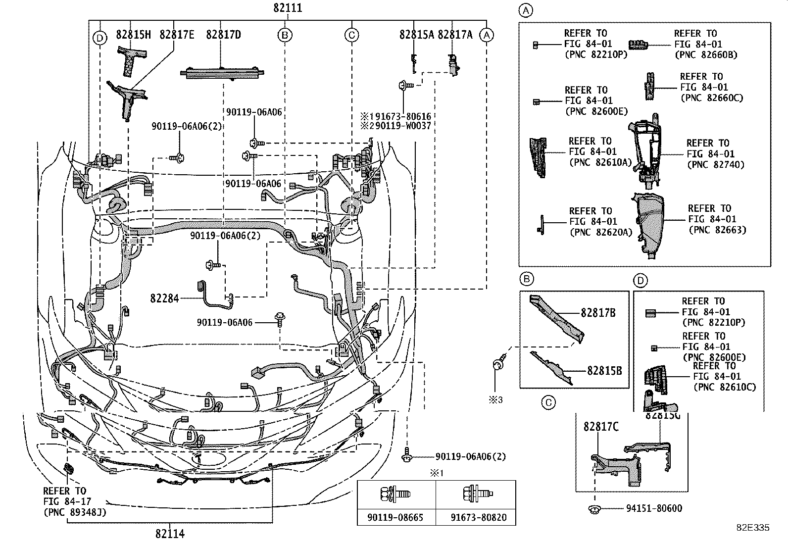 82817-0R580 PROTECTOR, WIRING HARNESS, NO.24 product image