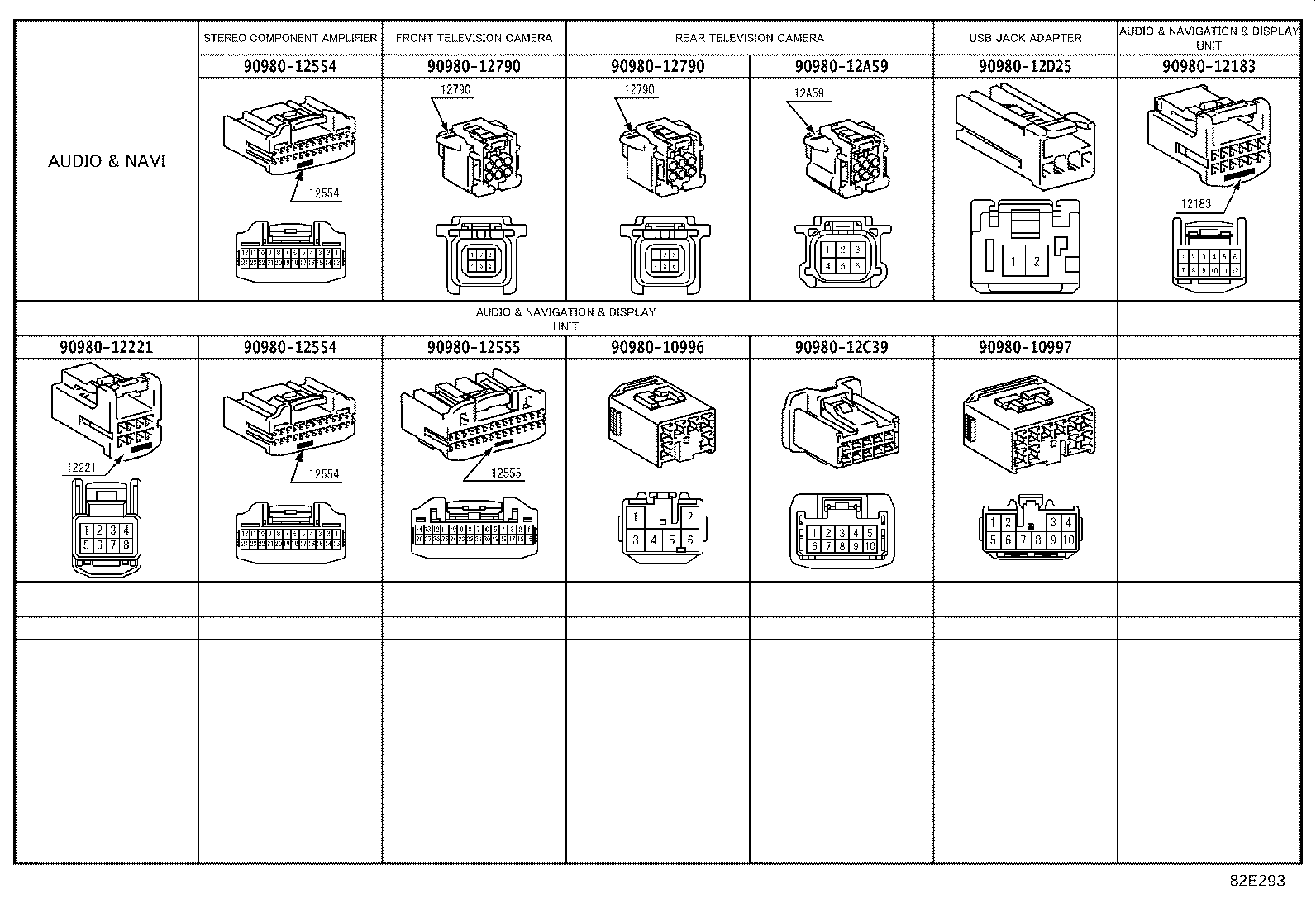 82140-47041 WIRE, INSTRUMENT PANEL, NO.2 product image