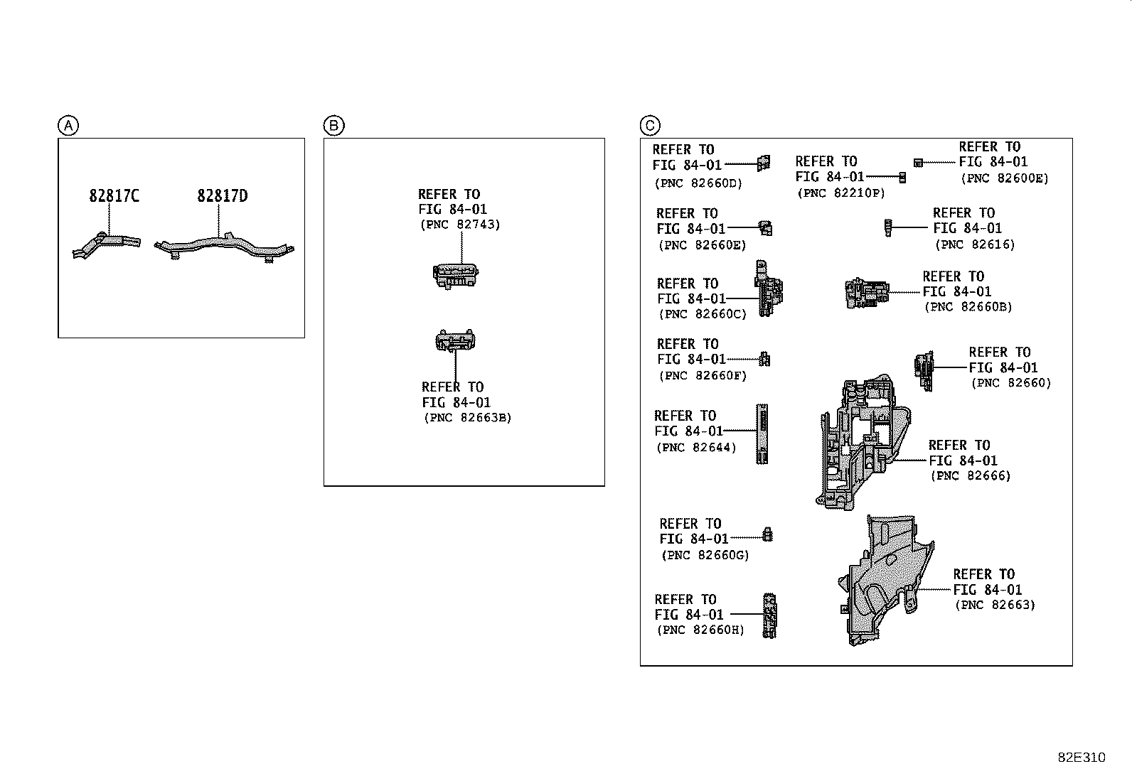 82142-53170 WIRE, INSTRUMENT PANEL, NO.2 product image