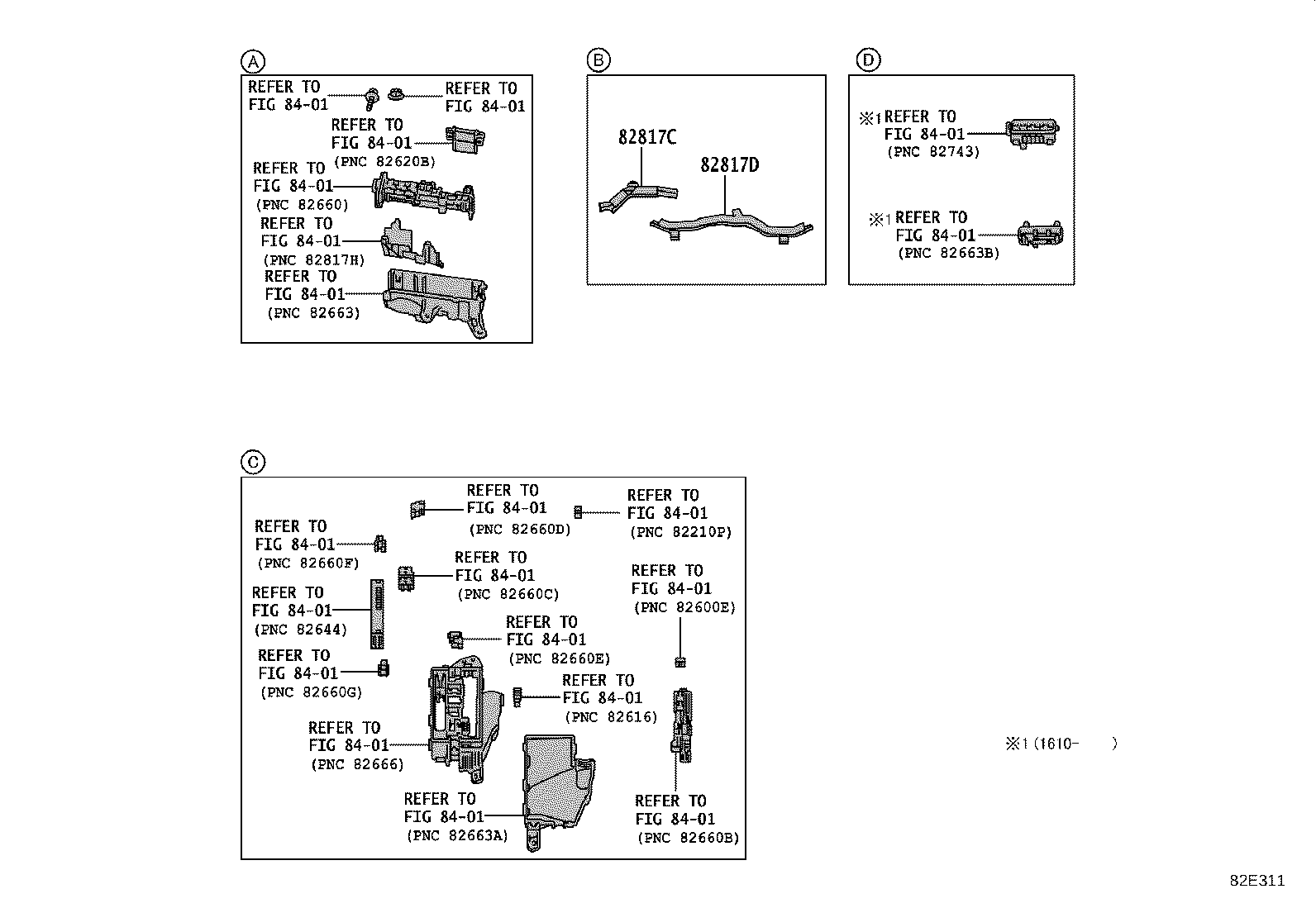 82142-53170 WIRE, INSTRUMENT PANEL, NO.2 product image