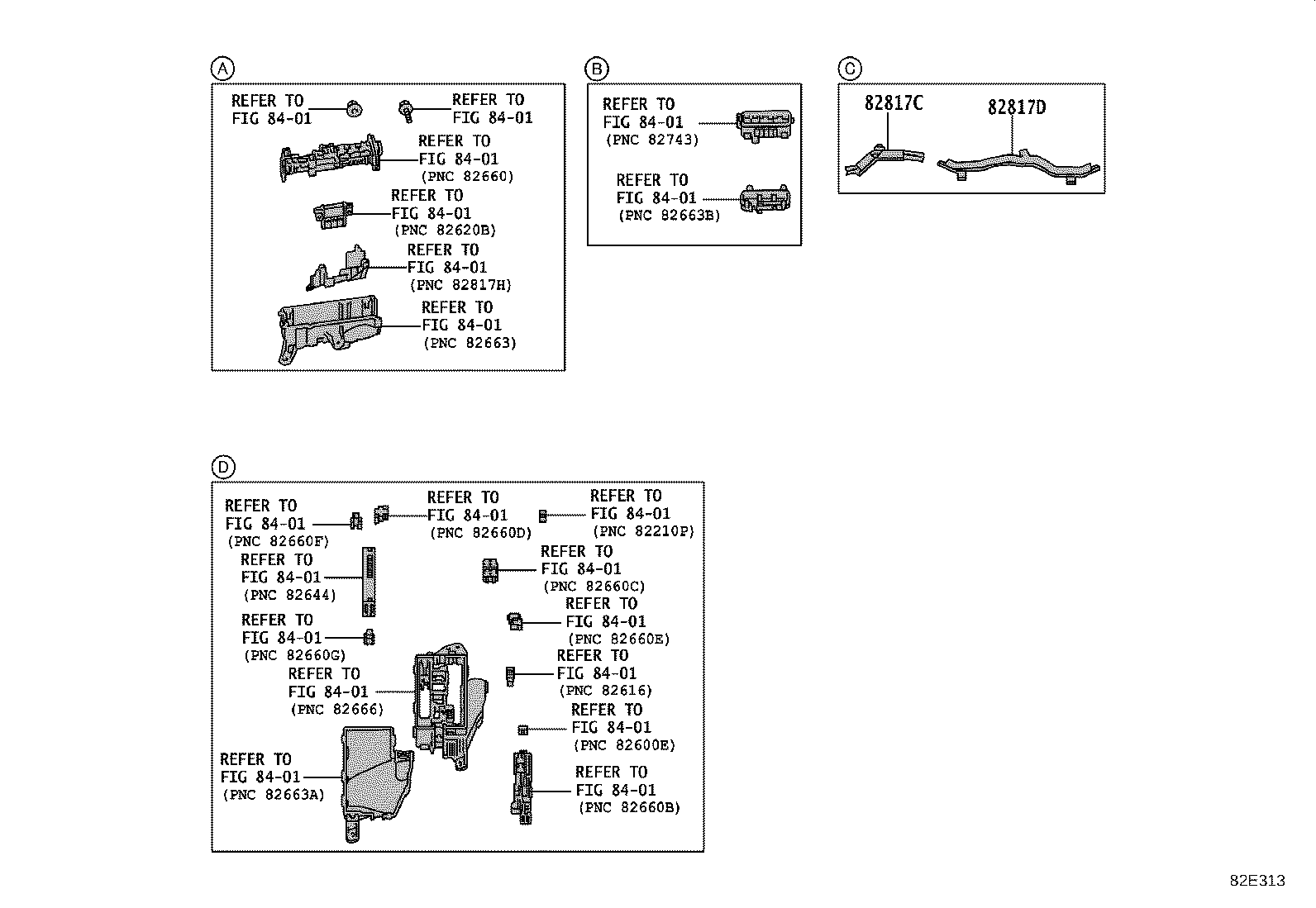 82142-53170 WIRE, INSTRUMENT PANEL, NO.2 product image