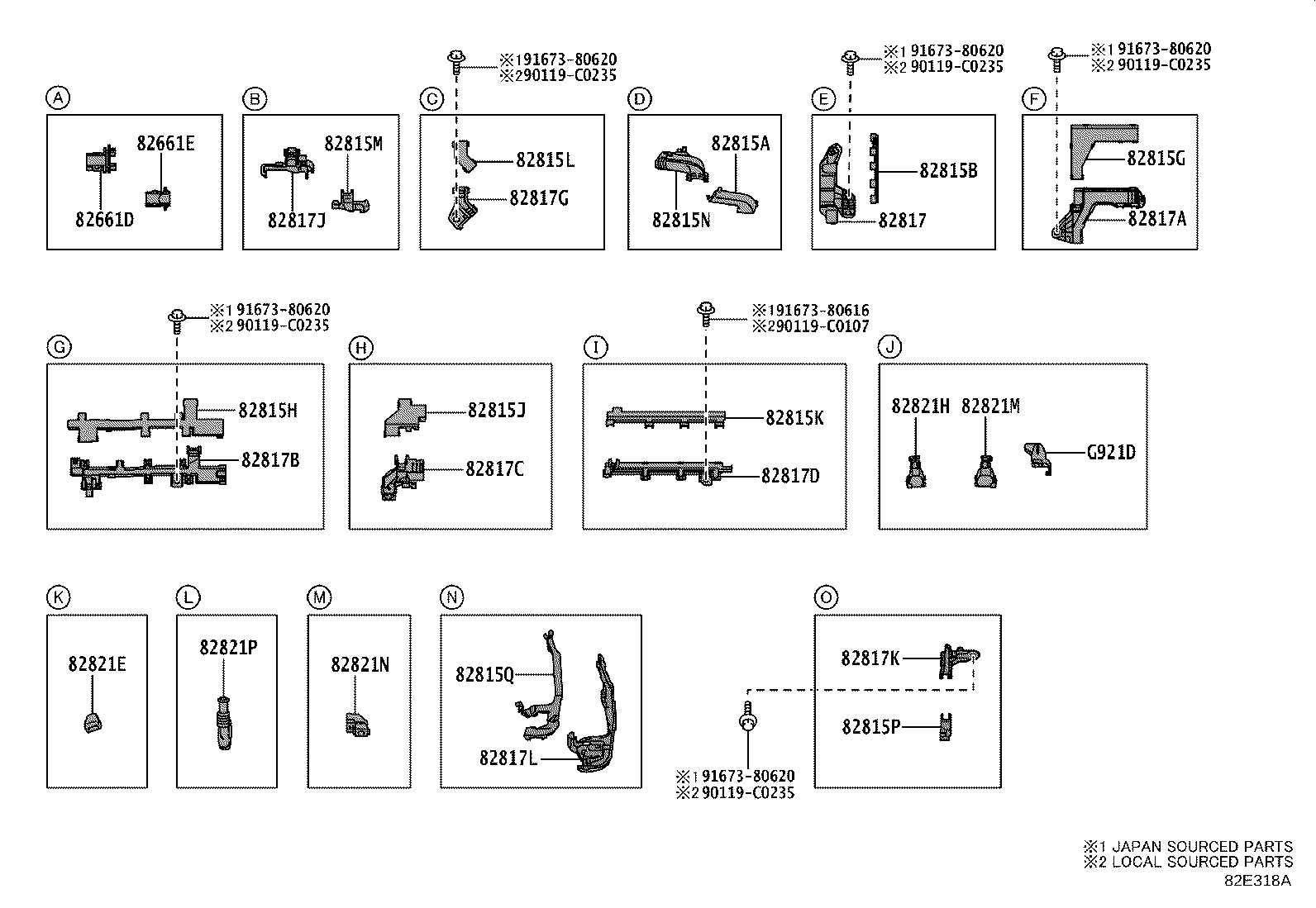 82817-02R60 PROTECTOR, WIRING HARNESS, NO.3 product image