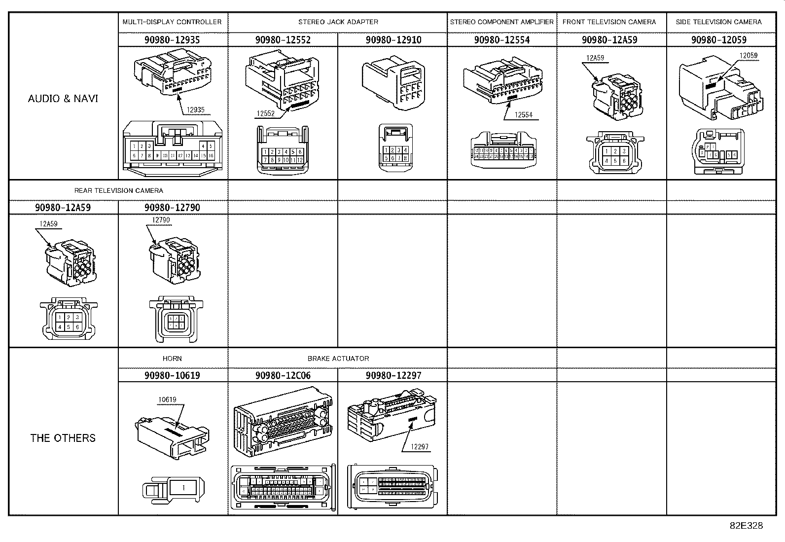 82194-48060 WIRE, REAR SEAT, LH product image