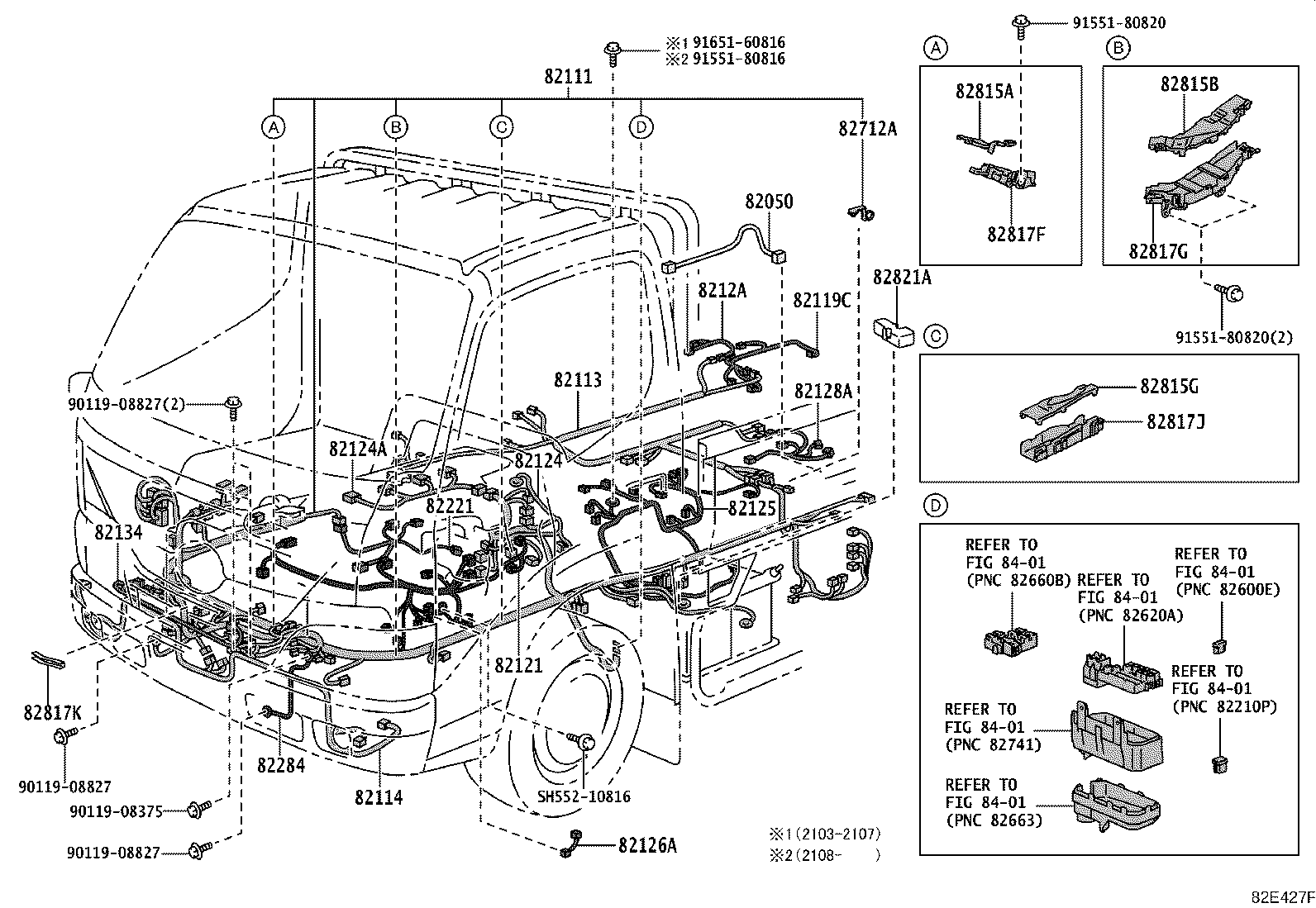 82142-3VL80 WIRE, INSTRUMENT PANEL, NO.2 product image