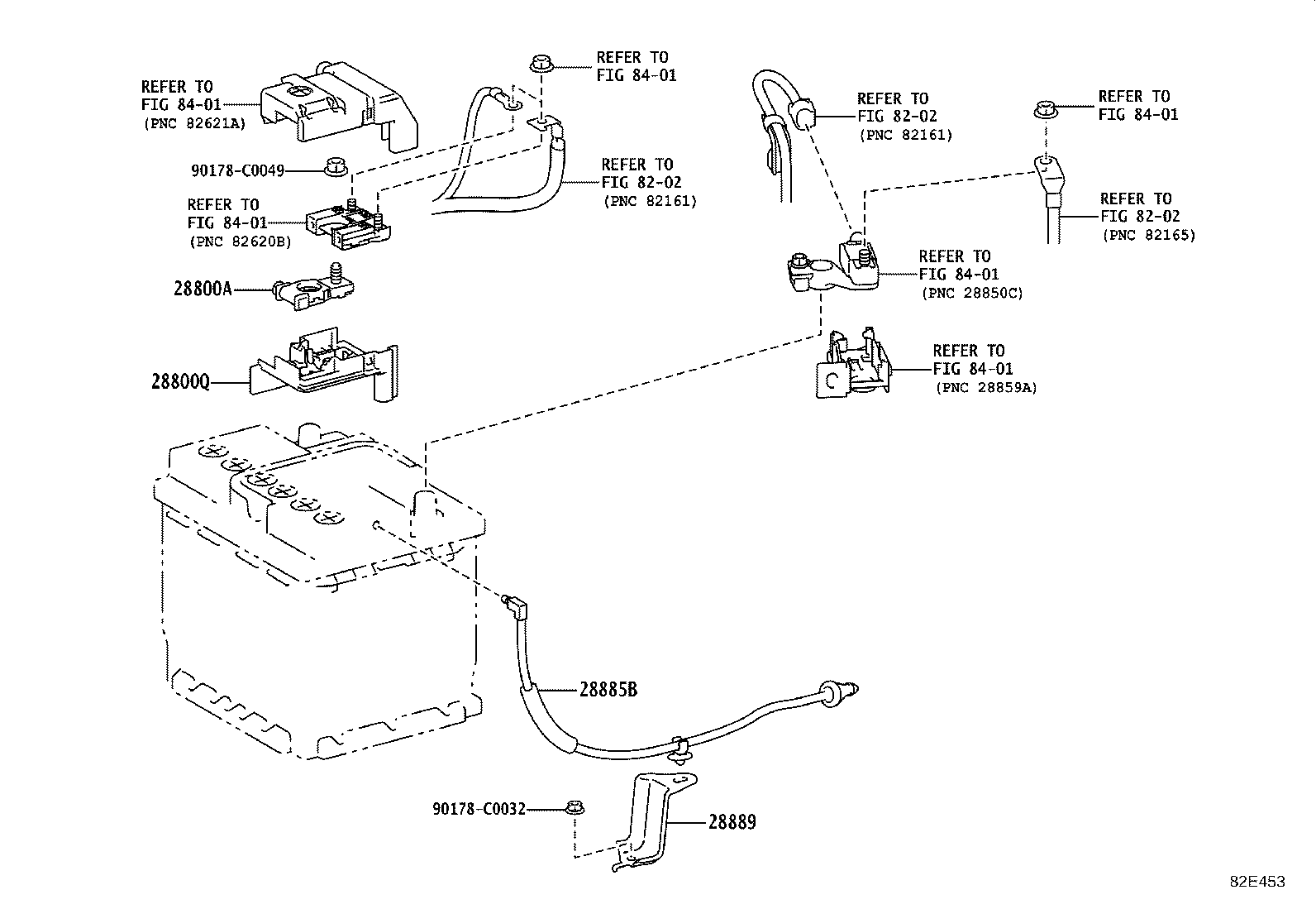 28885-F2030 HOSE, BATTERY product image