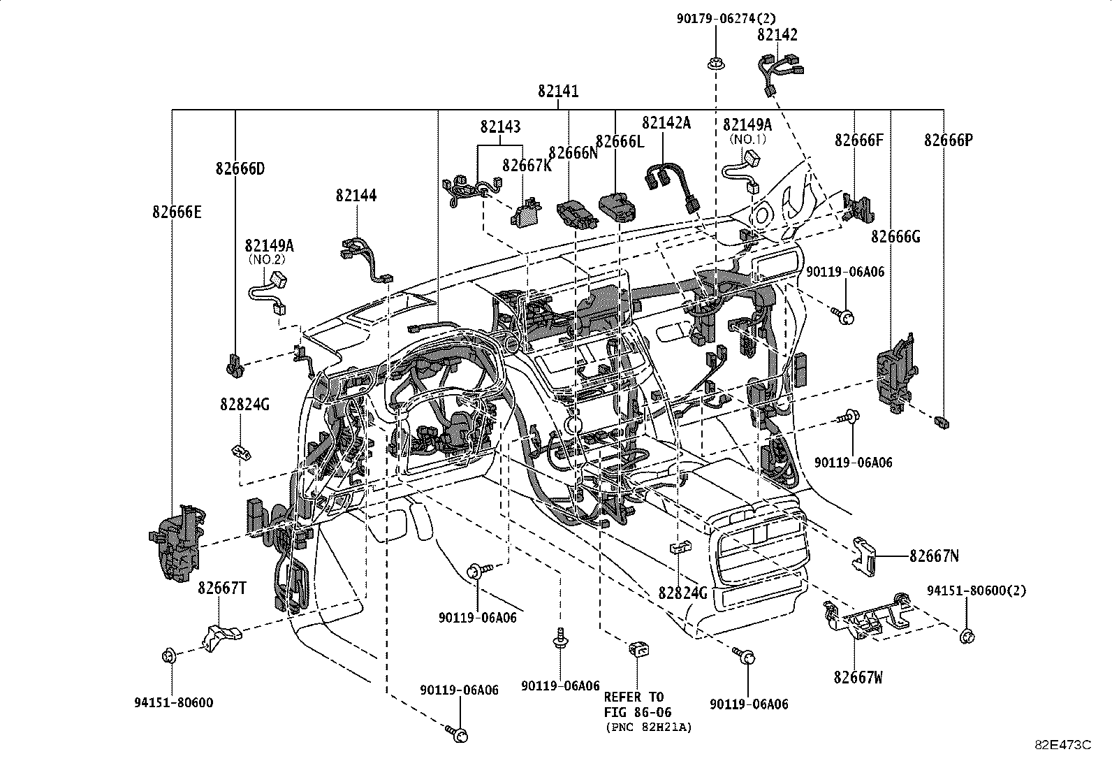 82090-60010 WIRE ASSY, EXTENSION product image