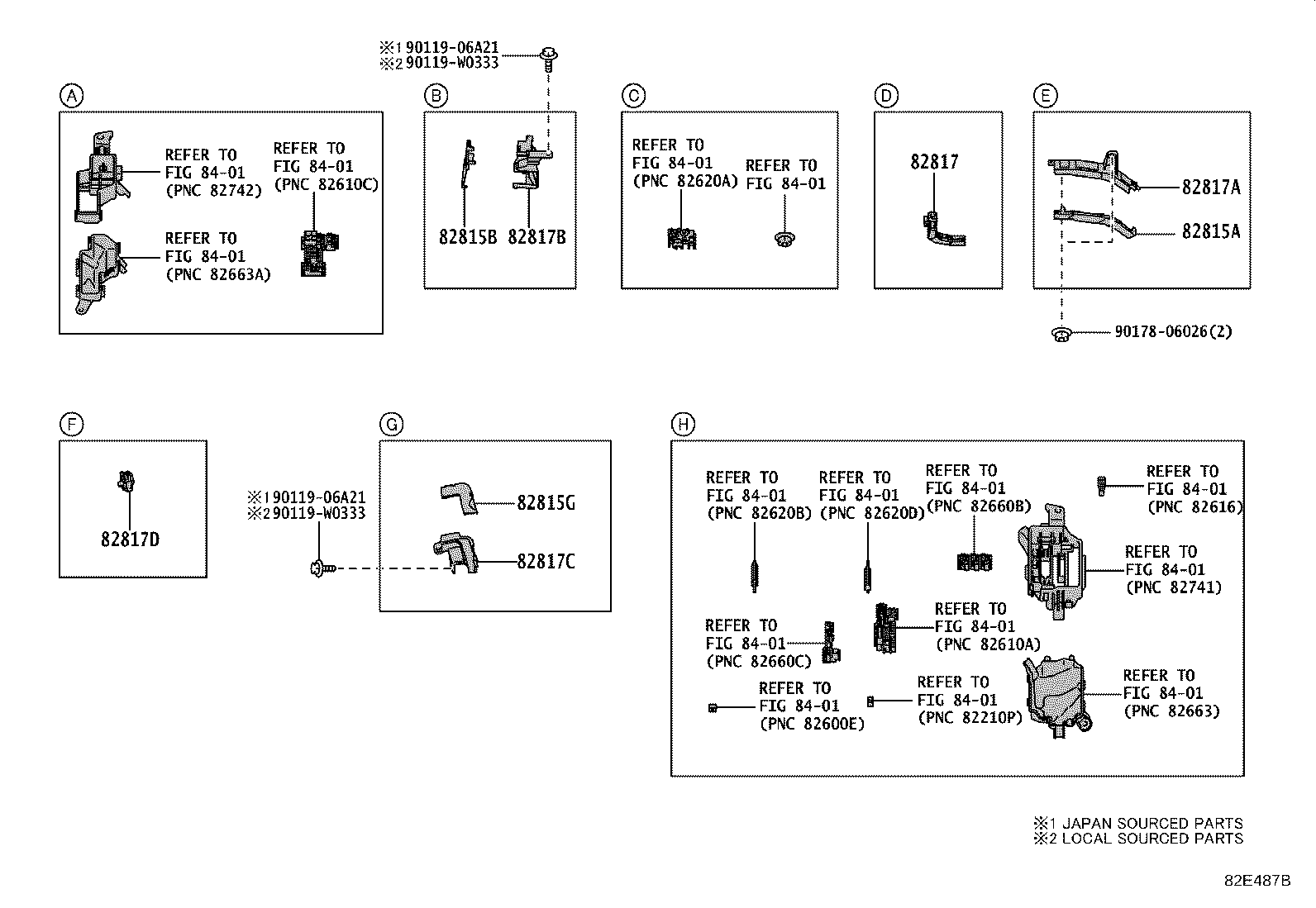 82113-0D020 WIRE, MOTOR COMPARTMENT, NO.3 product image