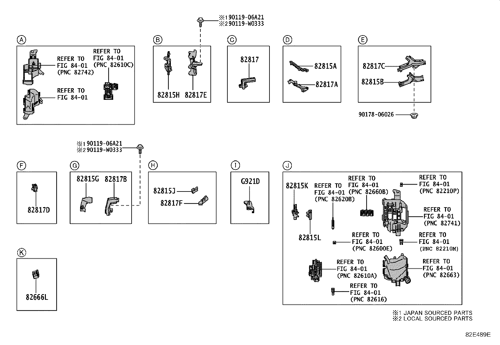 82113-0D020 WIRE, MOTOR COMPARTMENT, NO.3 product image