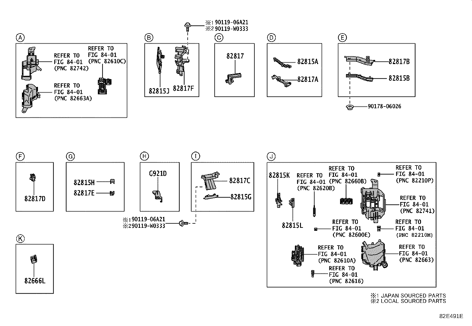 82113-0D020 WIRE, MOTOR COMPARTMENT, NO.3 product image