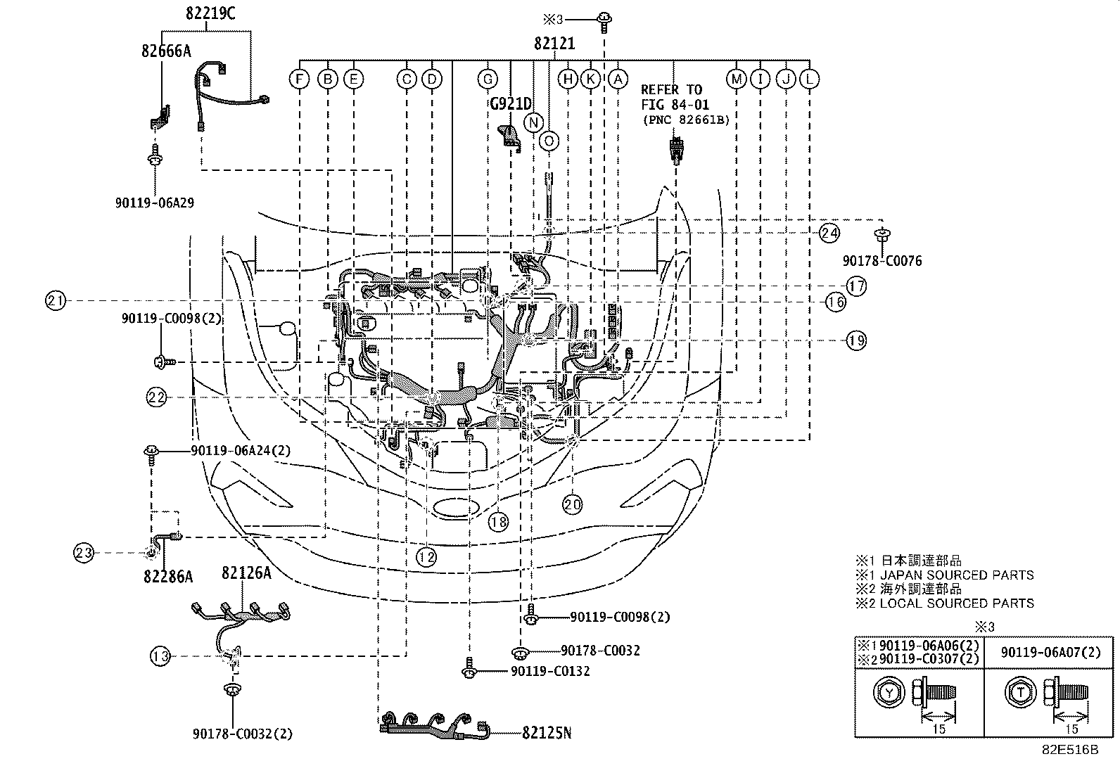 82142-F4090 WIRE, INSTRUMENT PANEL, NO.2 product image