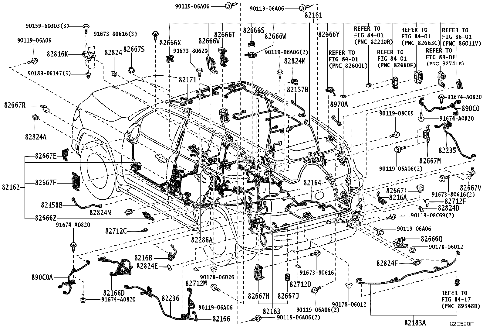 82090-60010 WIRE ASSY, EXTENSION product image