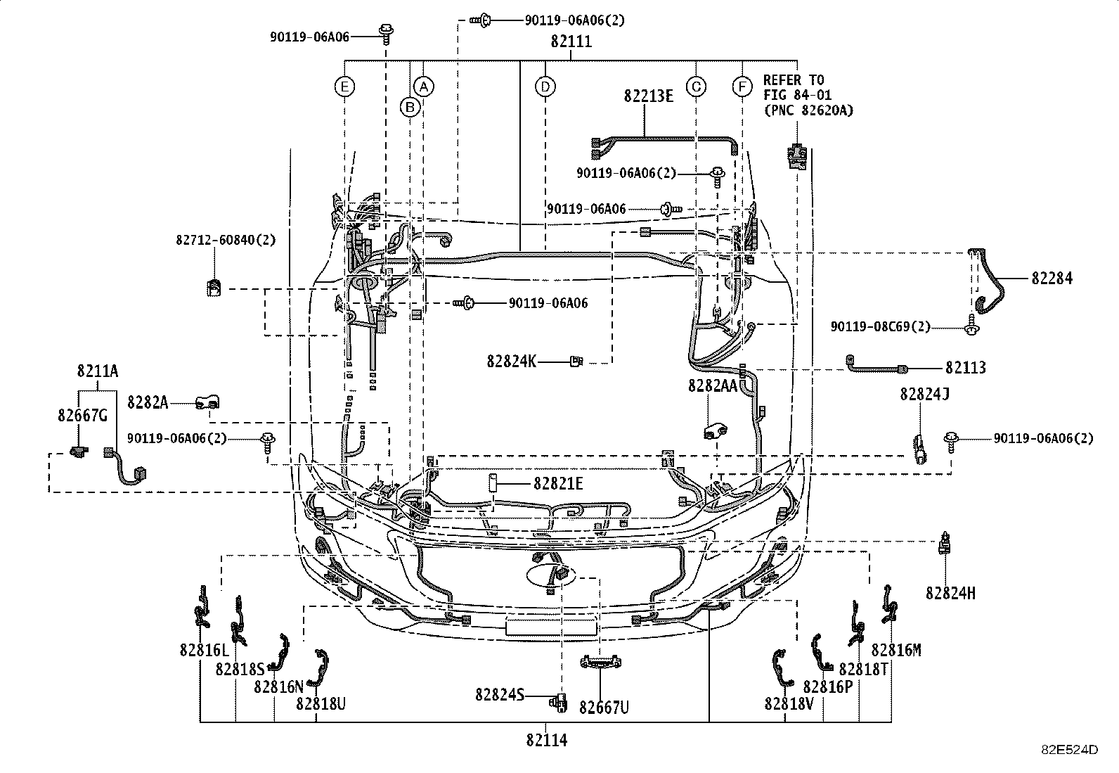 82090-60010 WIRE ASSY, EXTENSION product image