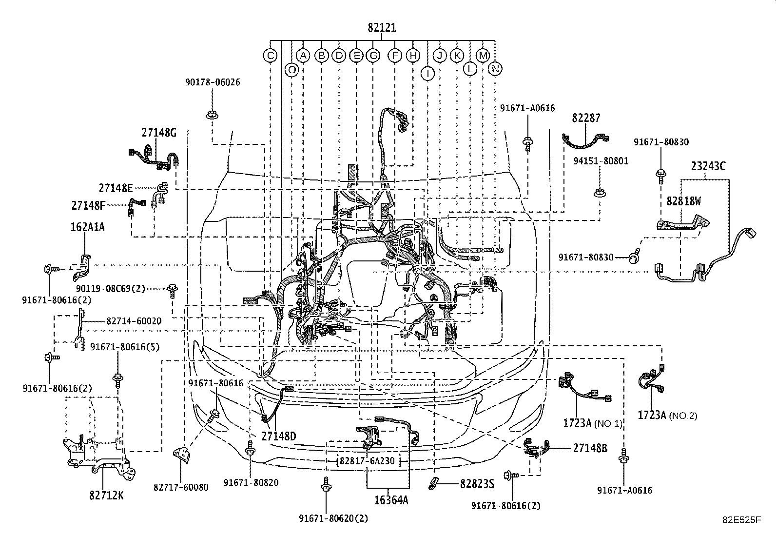82090-60010 WIRE ASSY, EXTENSION product image