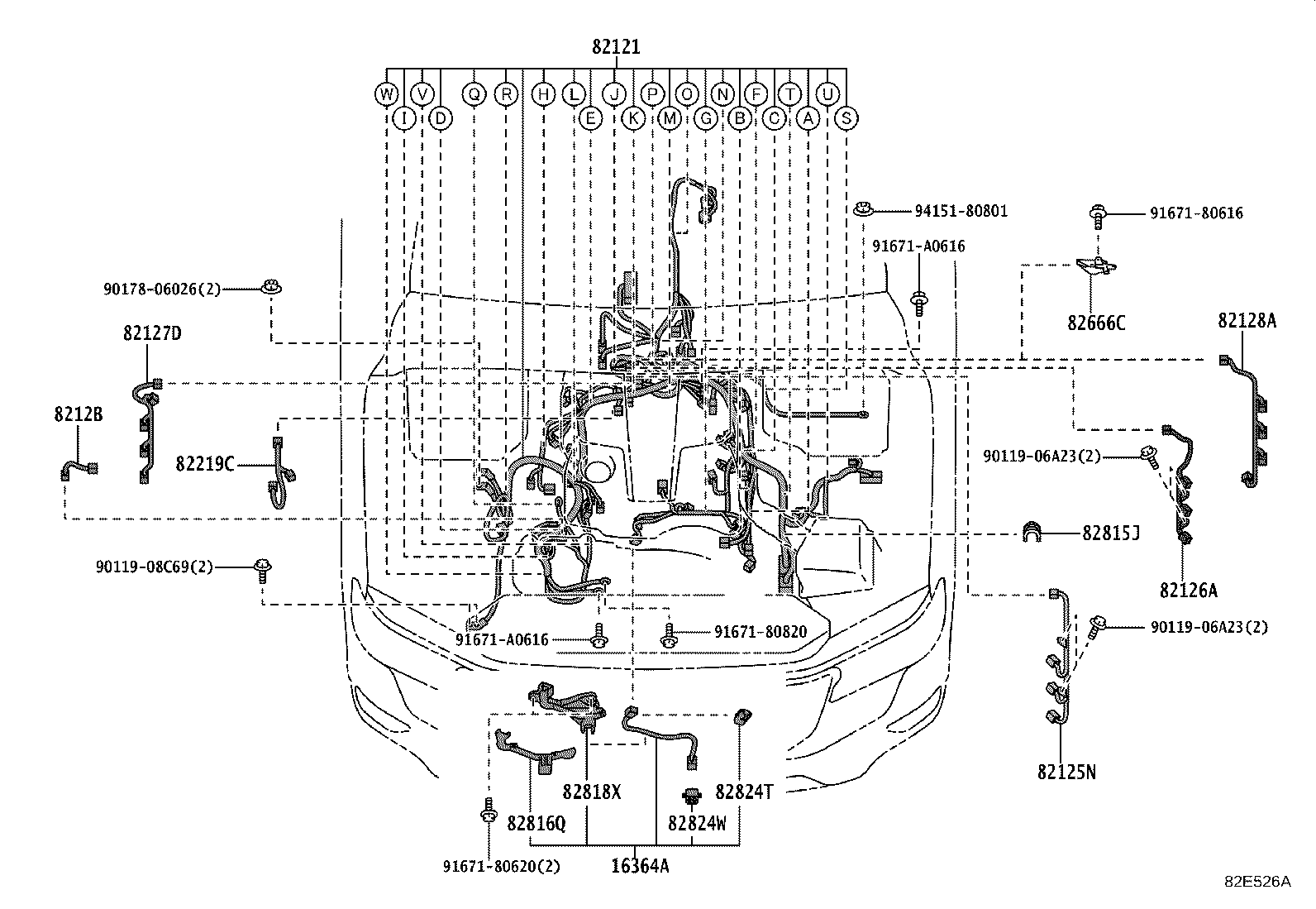82090-60010 WIRE ASSY, EXTENSION product image