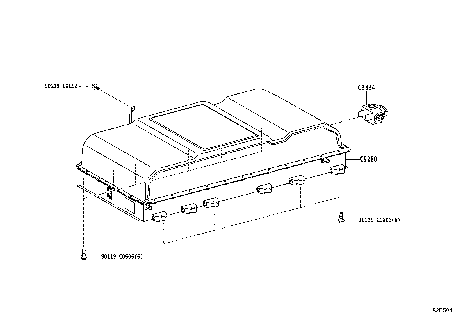 28885-77060 HOSE, BATTERY ROOM VENTILATION product image